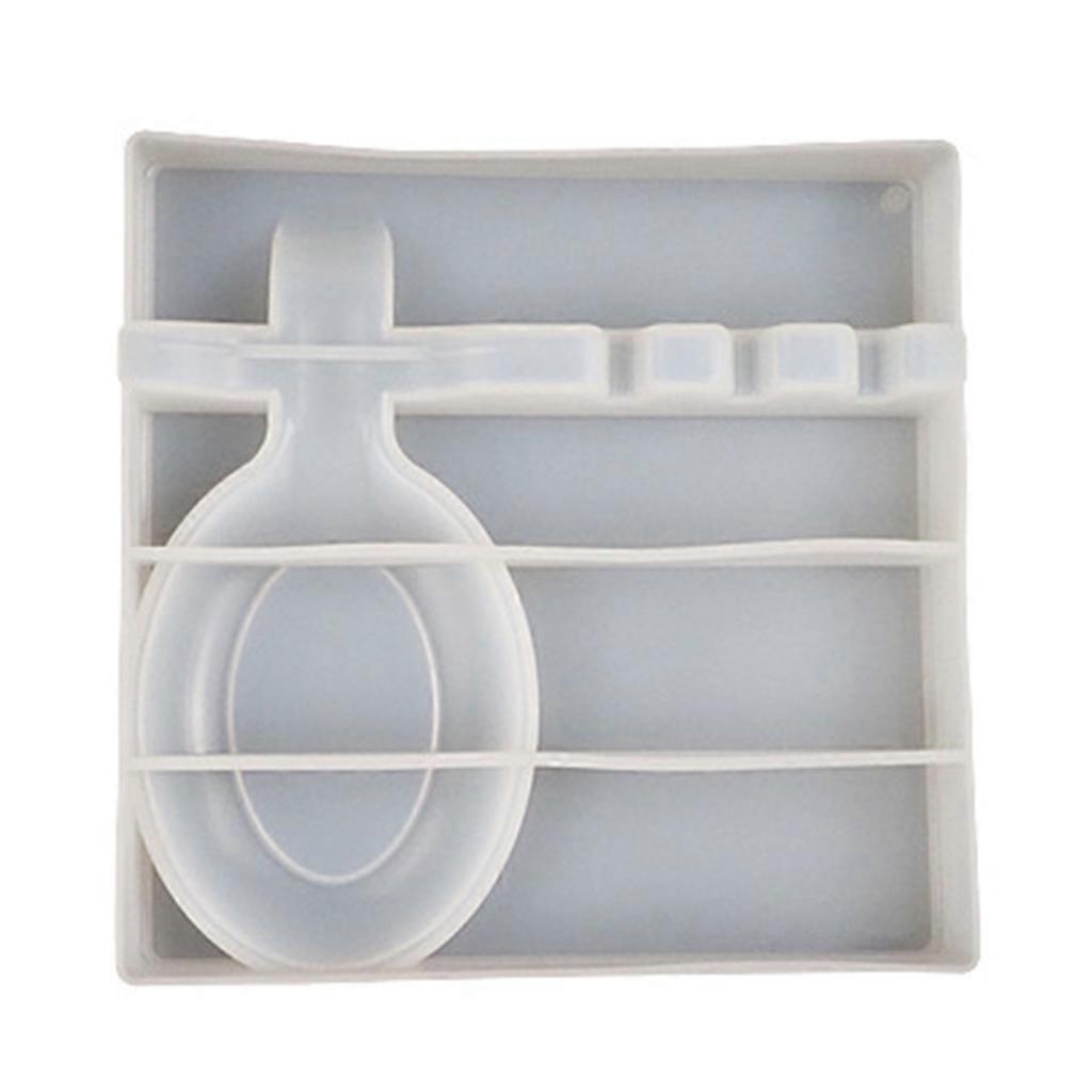 Spoon Storage Tray Epoxy Resin Mold Tableware Rack Plate Casting Silicone Mould Multicolor
