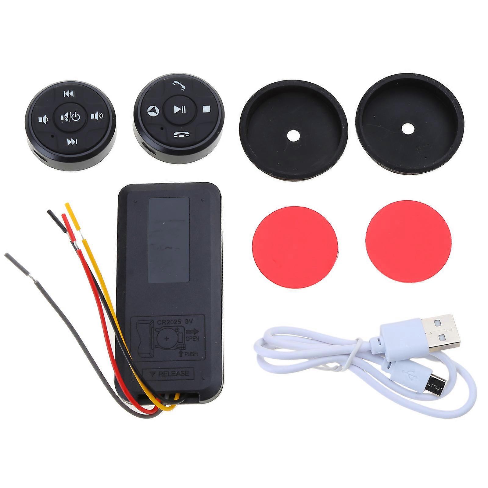 Multi functional Wireless Steering Wheel Controller Seamless Control with 10 Buttons Universal Control for Car Players