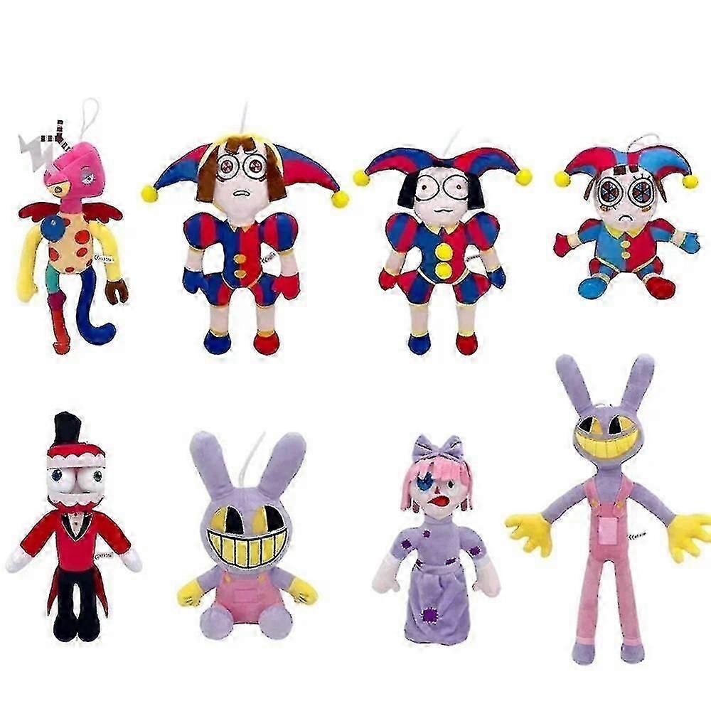25cm Den Fantastiska Digital Cirkus Plyschleksak Mjuk Fylld Animation Cirkus Plyschdocka Julfödelsedagspresenter för barn