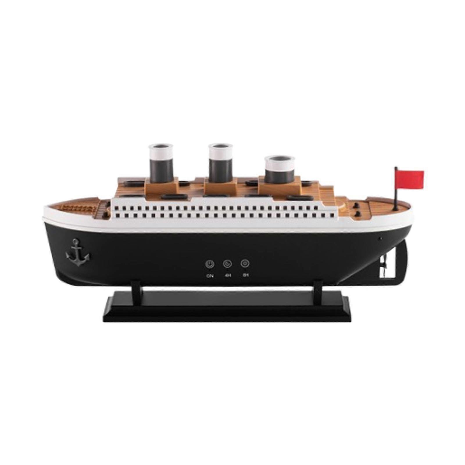 Diffusore retrò a forma di nave Diffusore di oli essenziali Regalo di compleanno 2 modalità nebbia