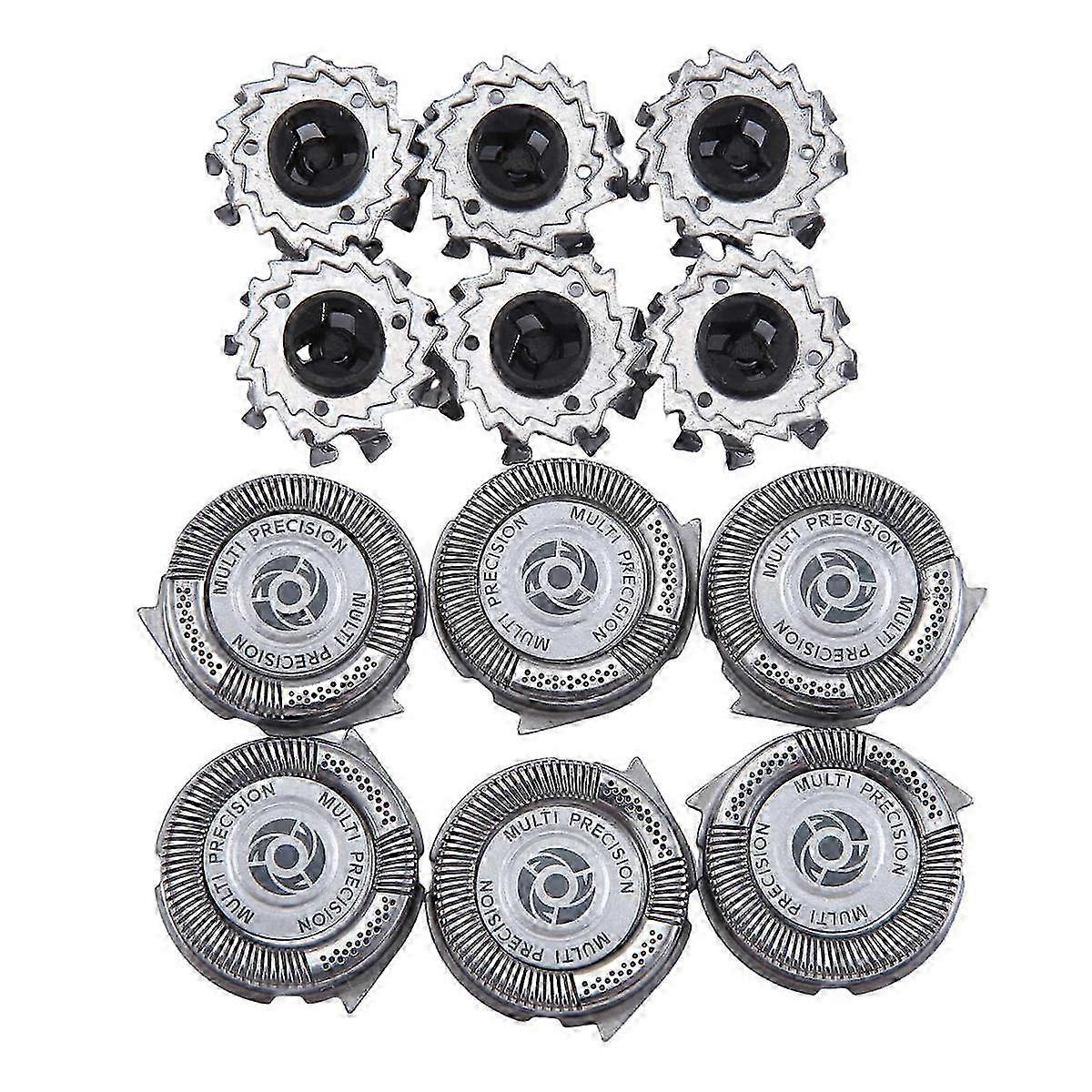 2025 6 Pack SH50 Replacement Heads for PhilipsNorelco Series 5000 Shavers, S5000 S5420 S5380 S5351 MultiPrecision Blades