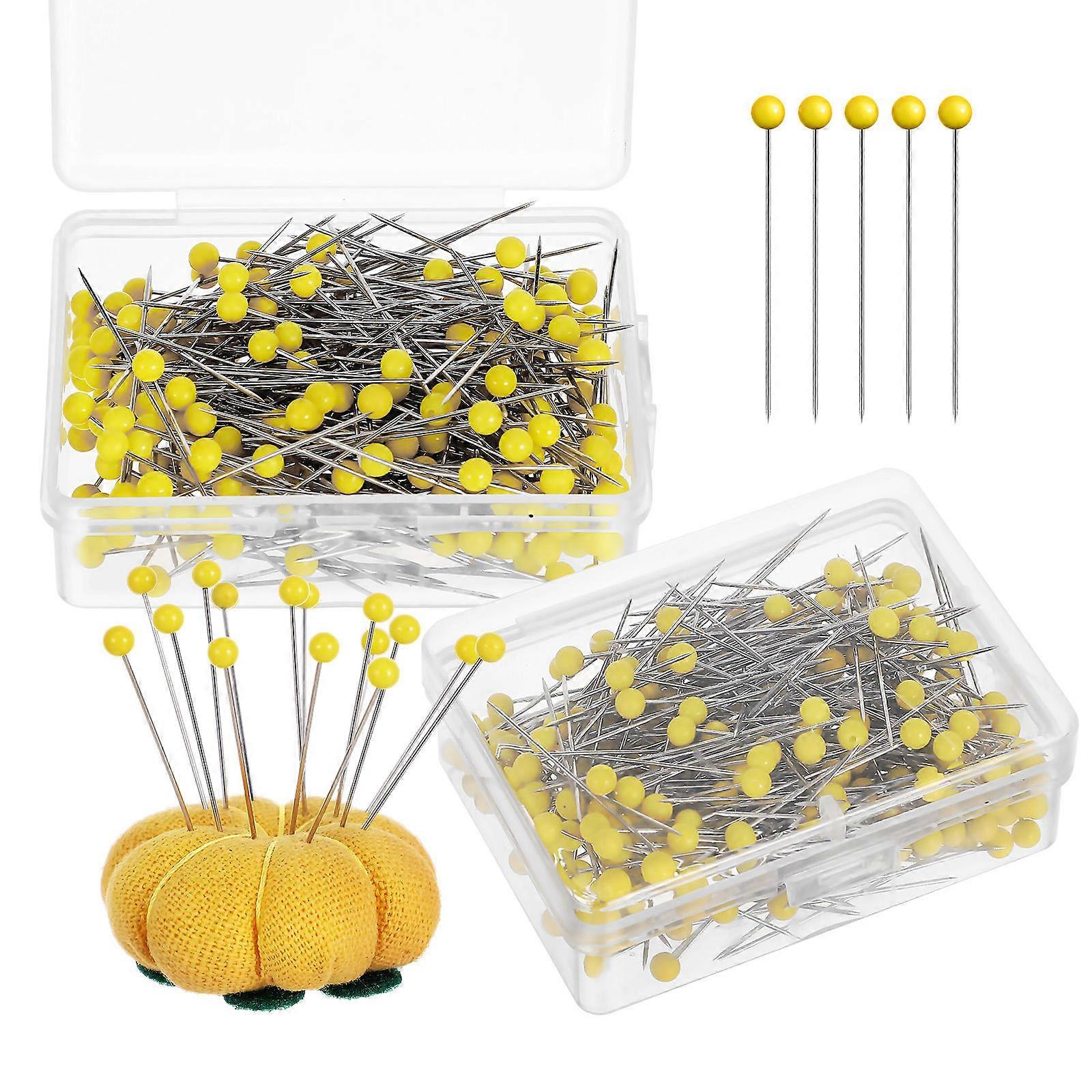Straight Head Pins, Crafted for Sewing and Quilting Purposes, User-Friendly Design