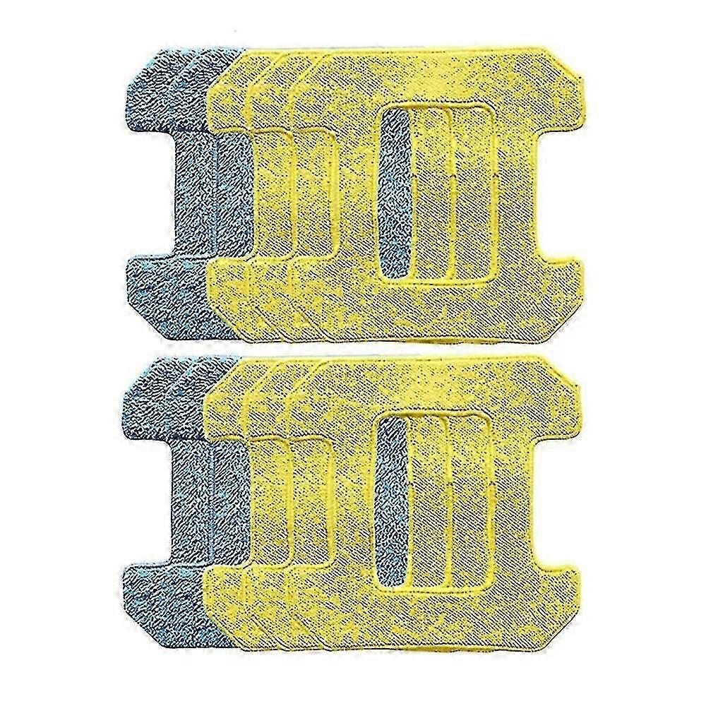 10er-Pack Hobot 298 Fensterreinigungsroboter Zubehör Lappen Mikrofasermaterial Nassmopppads