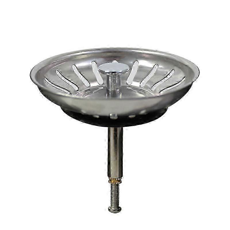 פקק כיור מטבח מנירוסטה - ניקוז כיור פילטר מטבח אוניברסלי עם רשת כיור מטבח נגד חסימה, Quic סל כיור נירוסטה