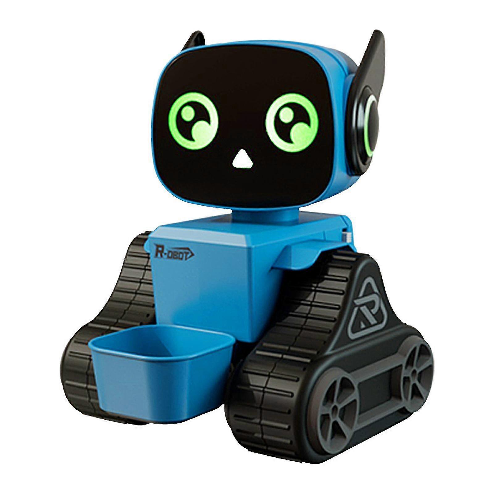 Intelligent Remote Control Robot Toy for Kids with Music, Rechargeable Light Features, Perfect Birthday Gift for Young Programmers