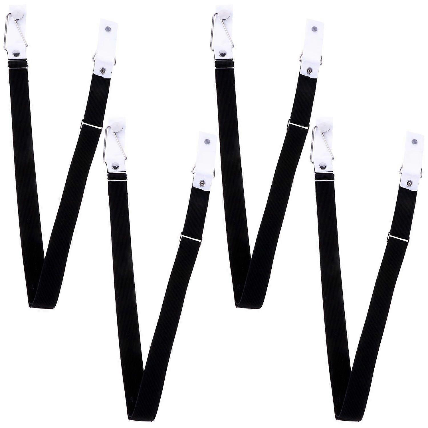 4 Pcs Comforter Fixed Clips Bed Sheet Holders Fixer Anti-S Quilt Fixators, Black