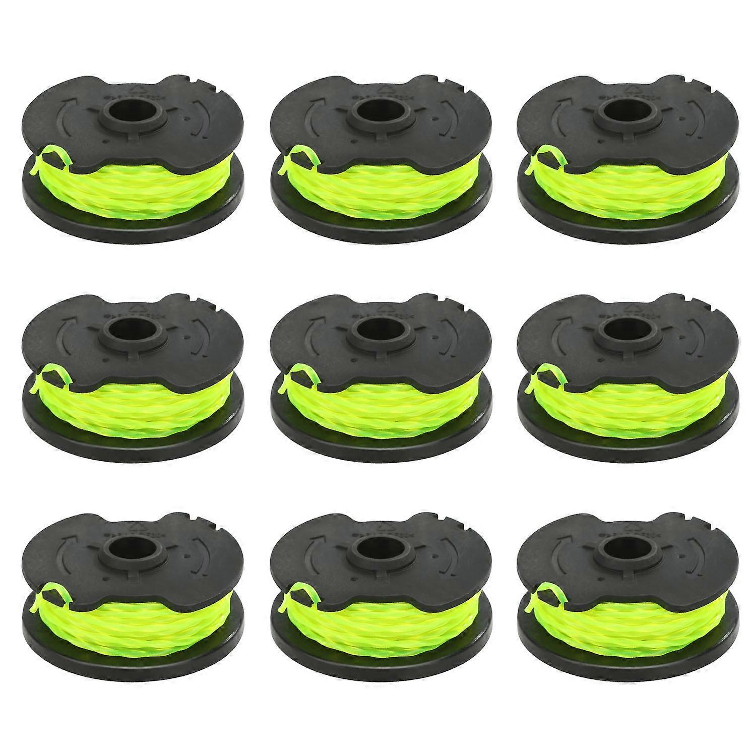 HT19-401-004-20 9Pcs Replacement Spool Mower Accessory for Hyper Tough 40V Max String Trimmer HT19-4