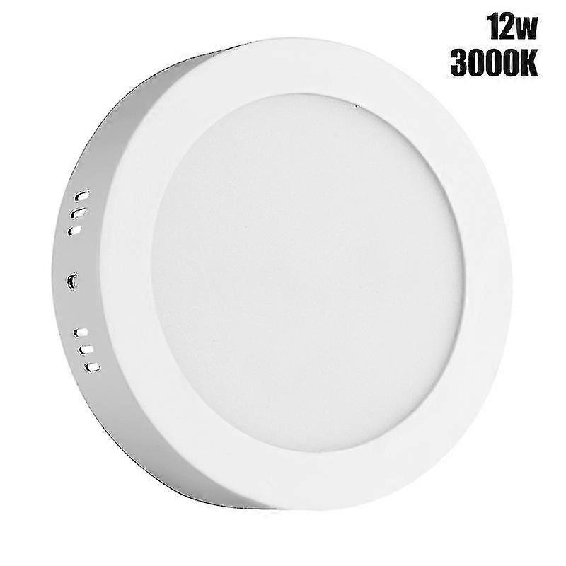Round LED Panel Ceiling Light 6W/12W/18W/24W Surface Mount Downlight for Home Office