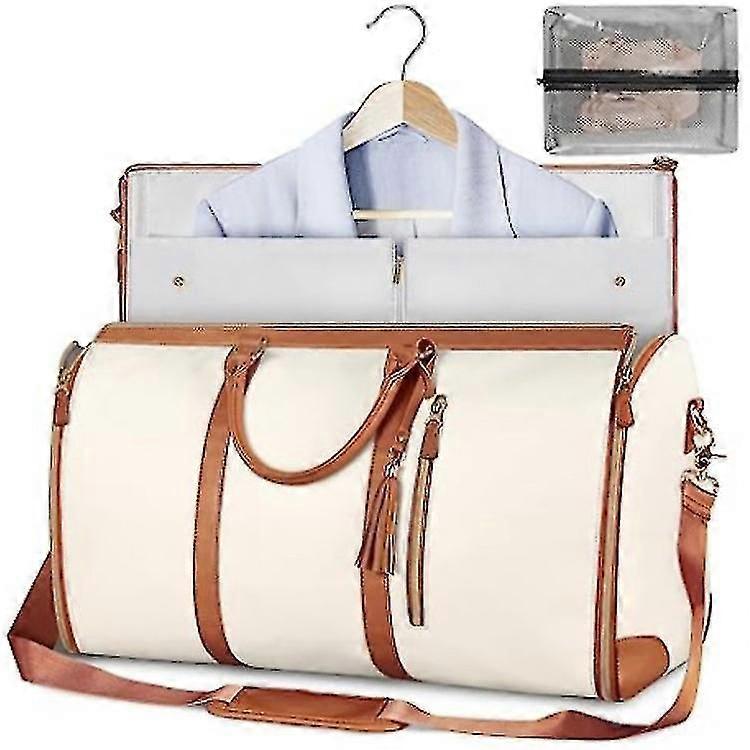 حقيبة القماش الخشن المعتمدة من الحمل مع حقيبة أحذية وتخزين الملابس ، حقيبة سفر متعددة الوظائف للرجال والنساء