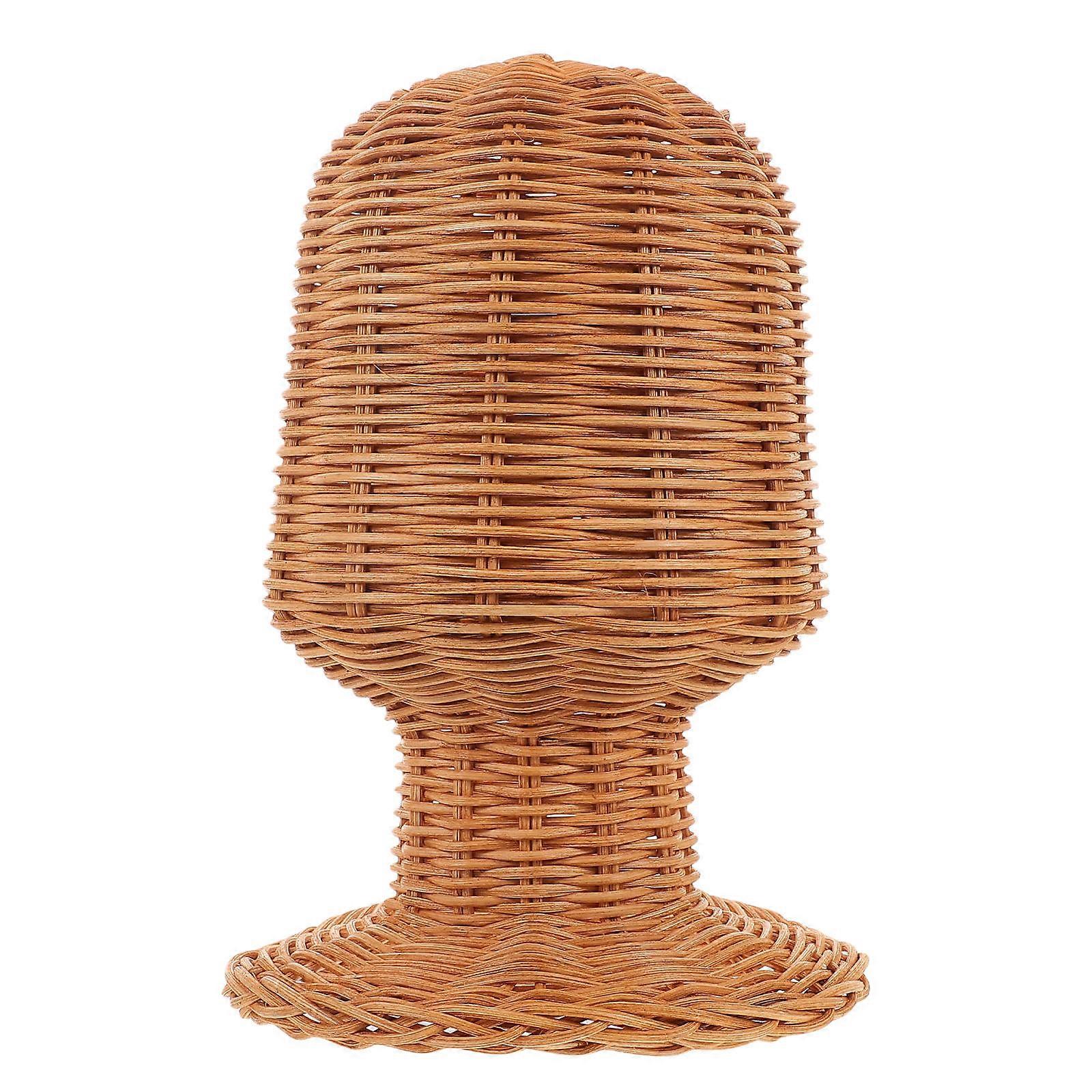 Purse Rack Stand, Beautiful Rattan Display Head, Multifunctional Storage Solution