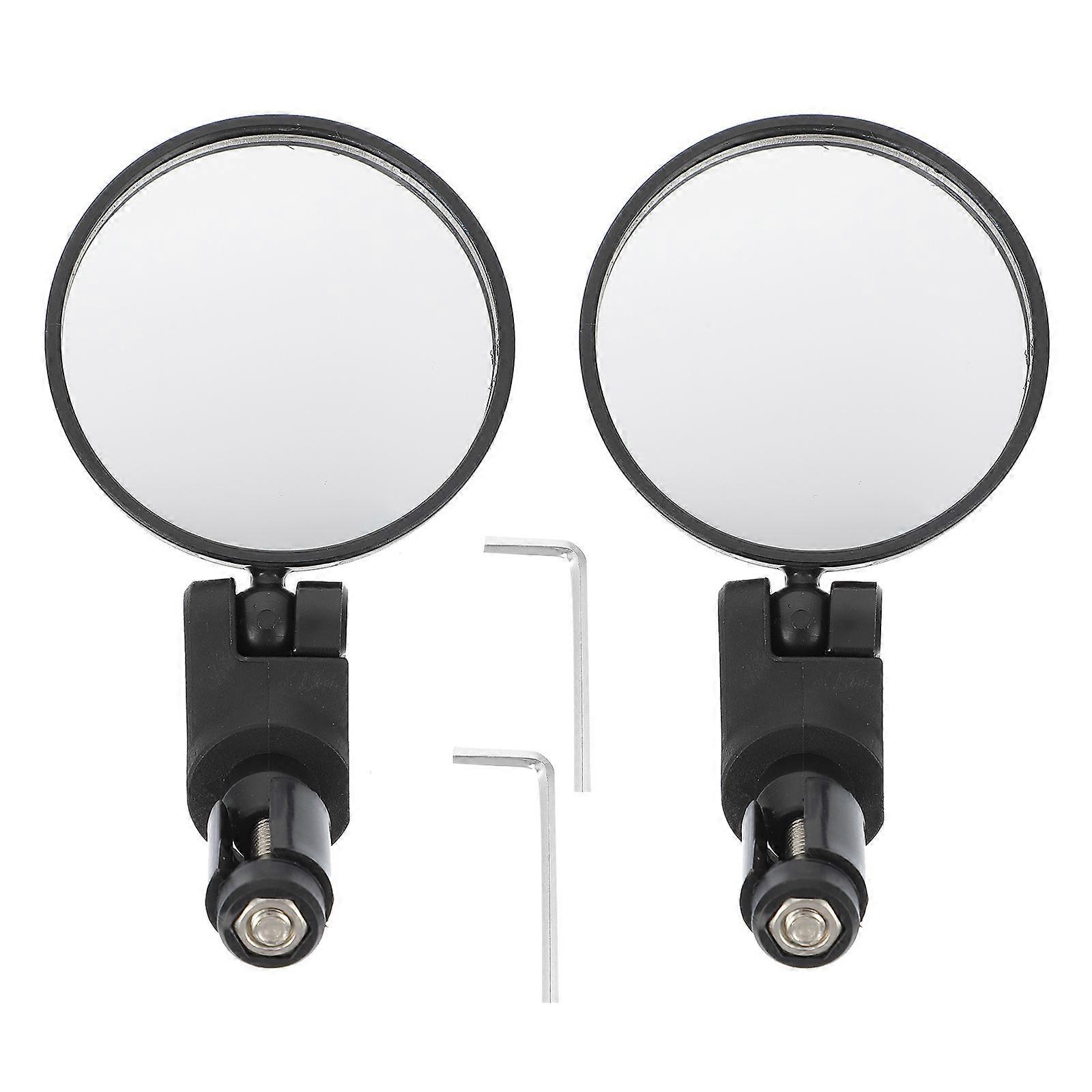 Rotating Rearview Mirror for Mountain Road Bikes – High Brightness Acrylic Lens, Easy Installation, Enhanced Safety and Wide Viewing Angle