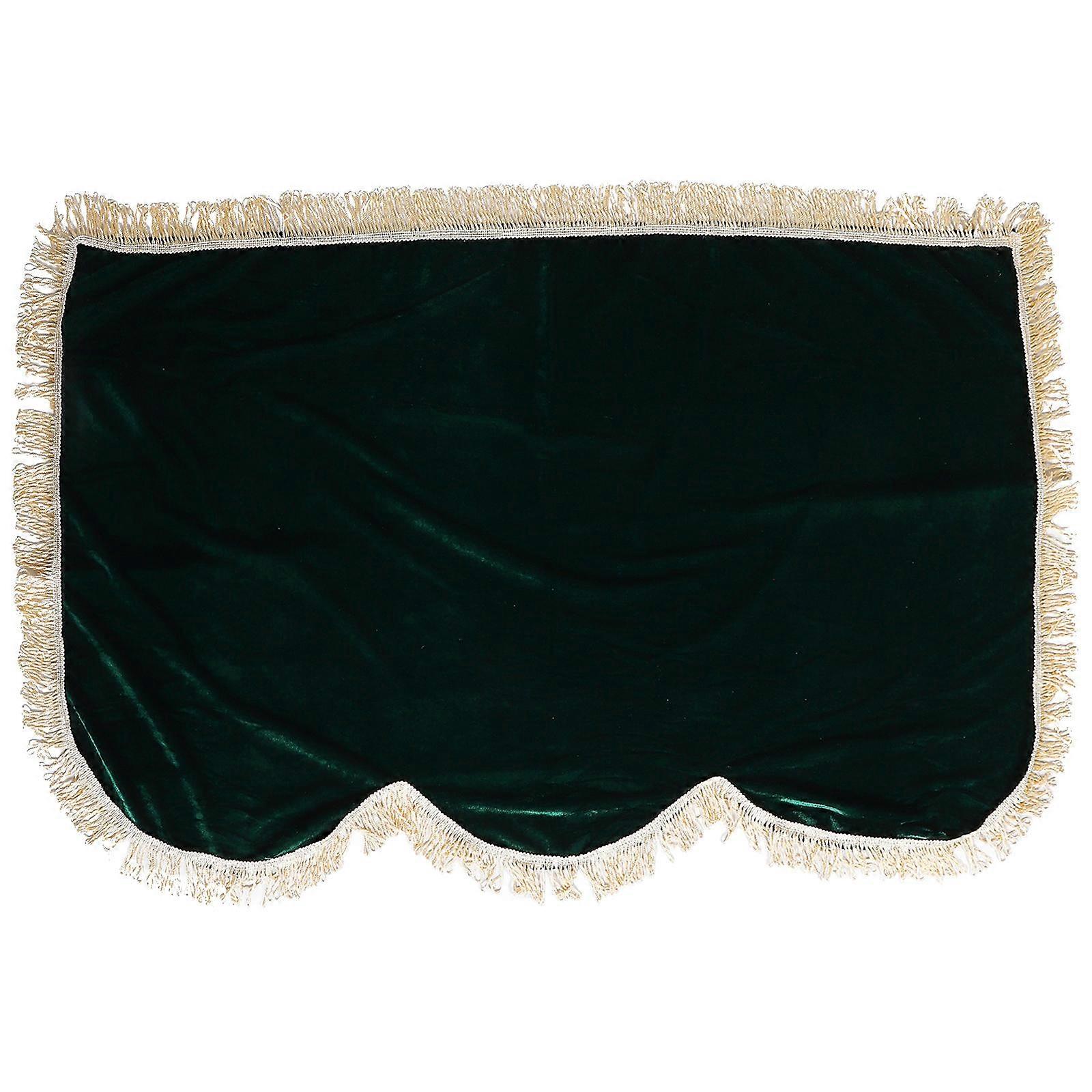 Keyboard Protector Cover Piano Cover Upright Pianists Home Use Green Rectangular Protective Felt Cloth 1Pack