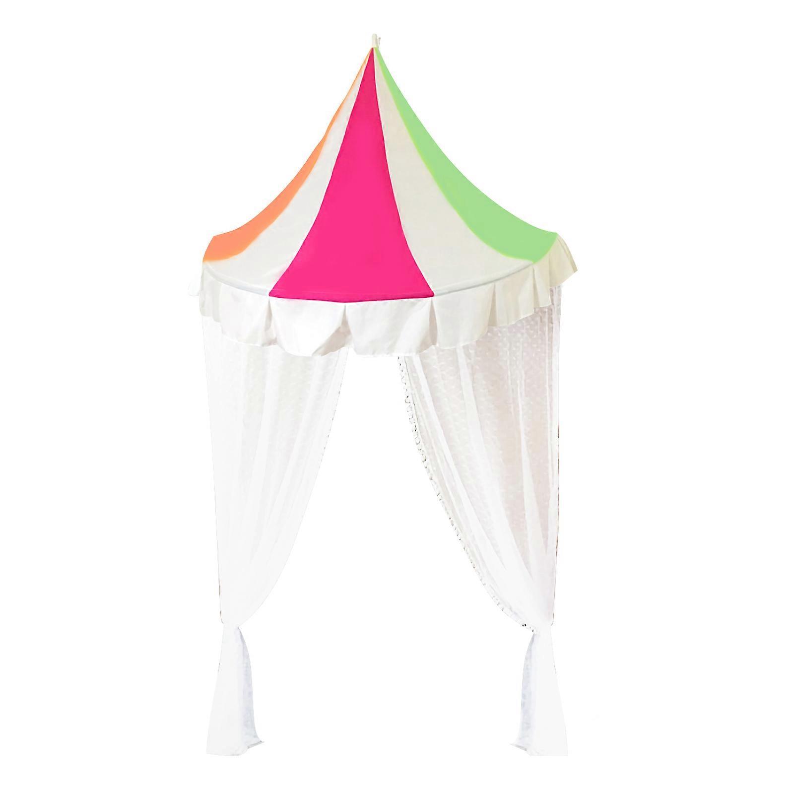 Nursery Bed Canopy Toddler Bedroom Canopy Indoor Use Protective 130x130x200cm 1Pack