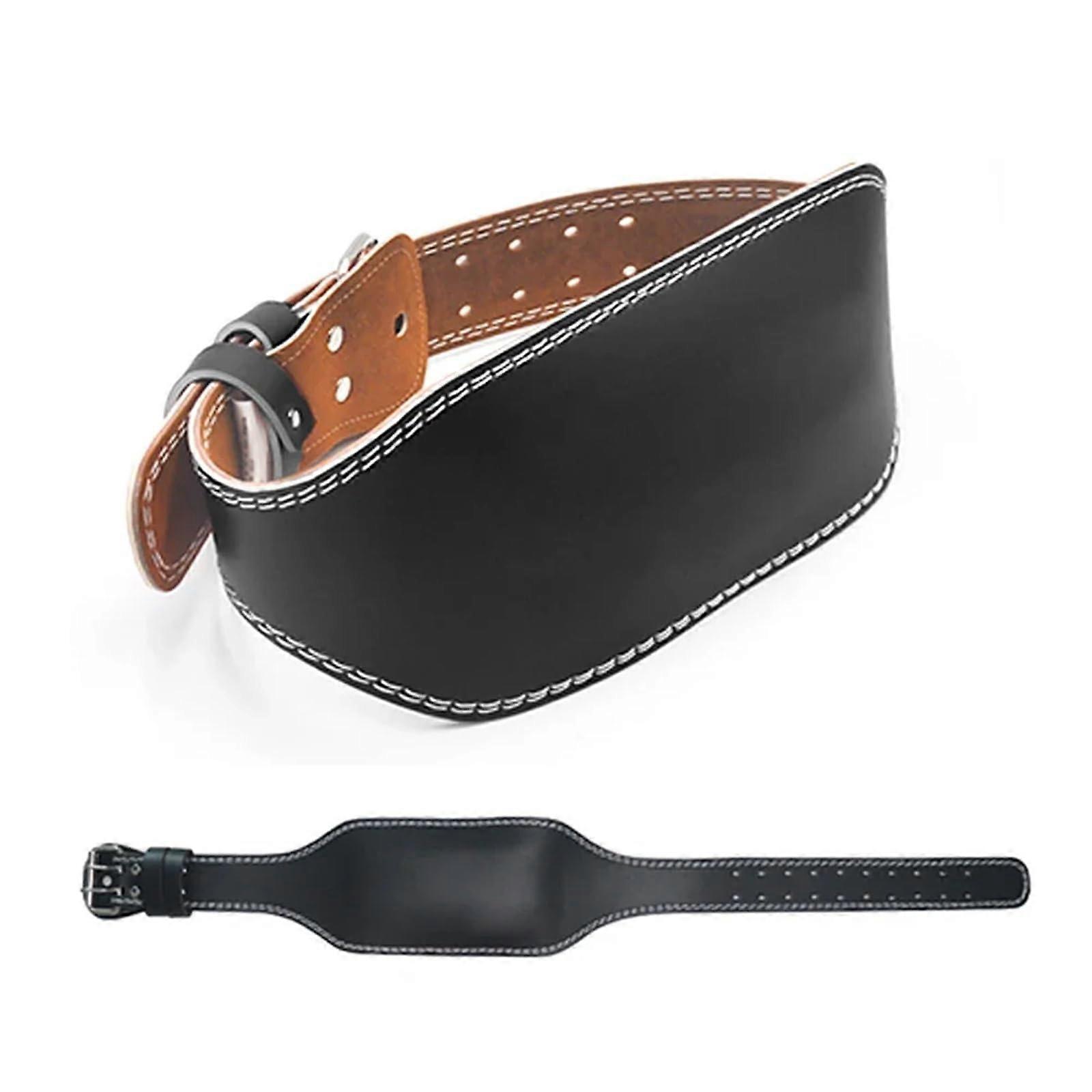 Ceinture d’haltérophilie 10,5 cm de largeur hommes femmes gymnase fitness squat ceinture support dorsal pour dynamophilie cross training entraînement noir L