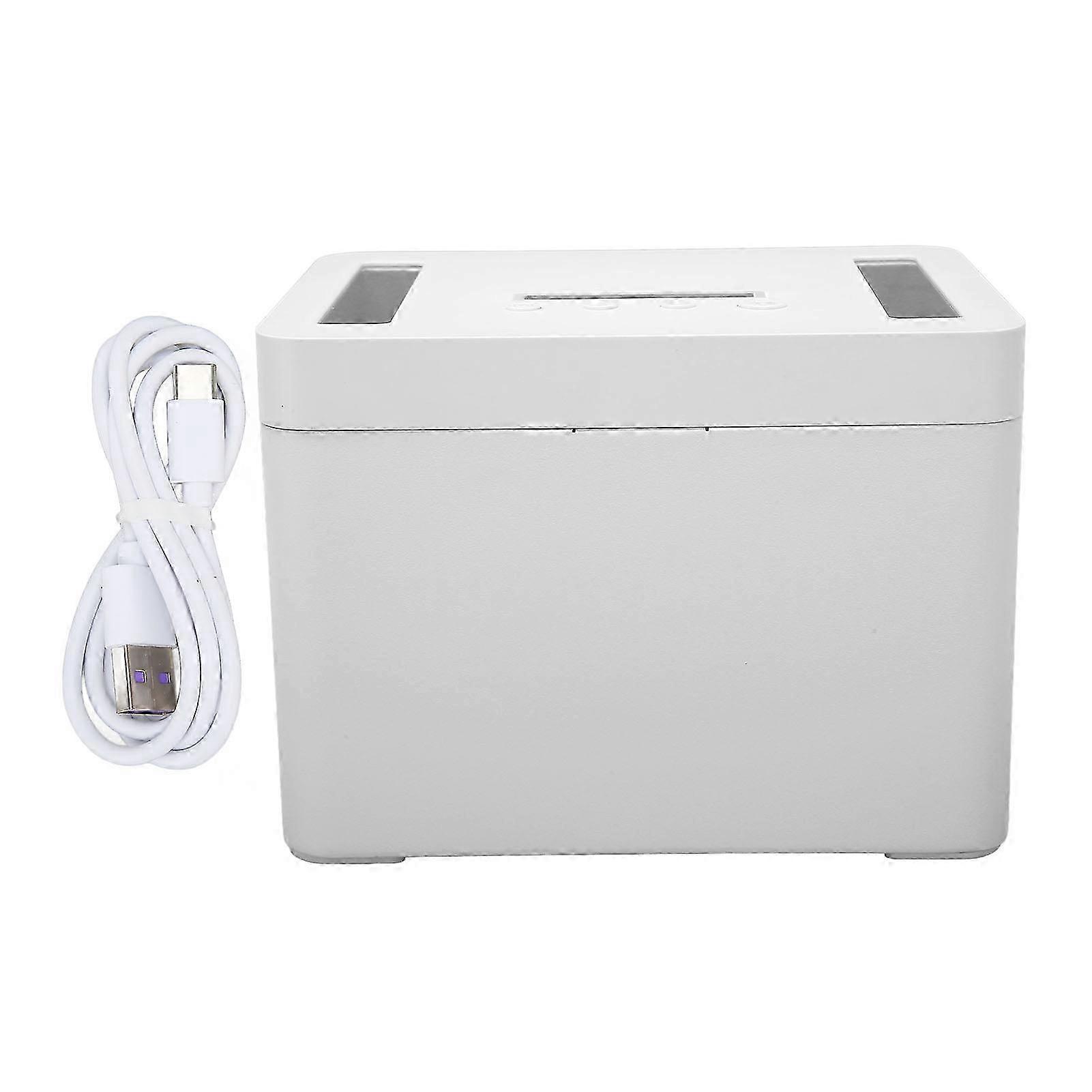 Metal LED Display Timed Lock Box with 365 Days Self Control and Child Lock, Ideal for Storing Phones and Snacks