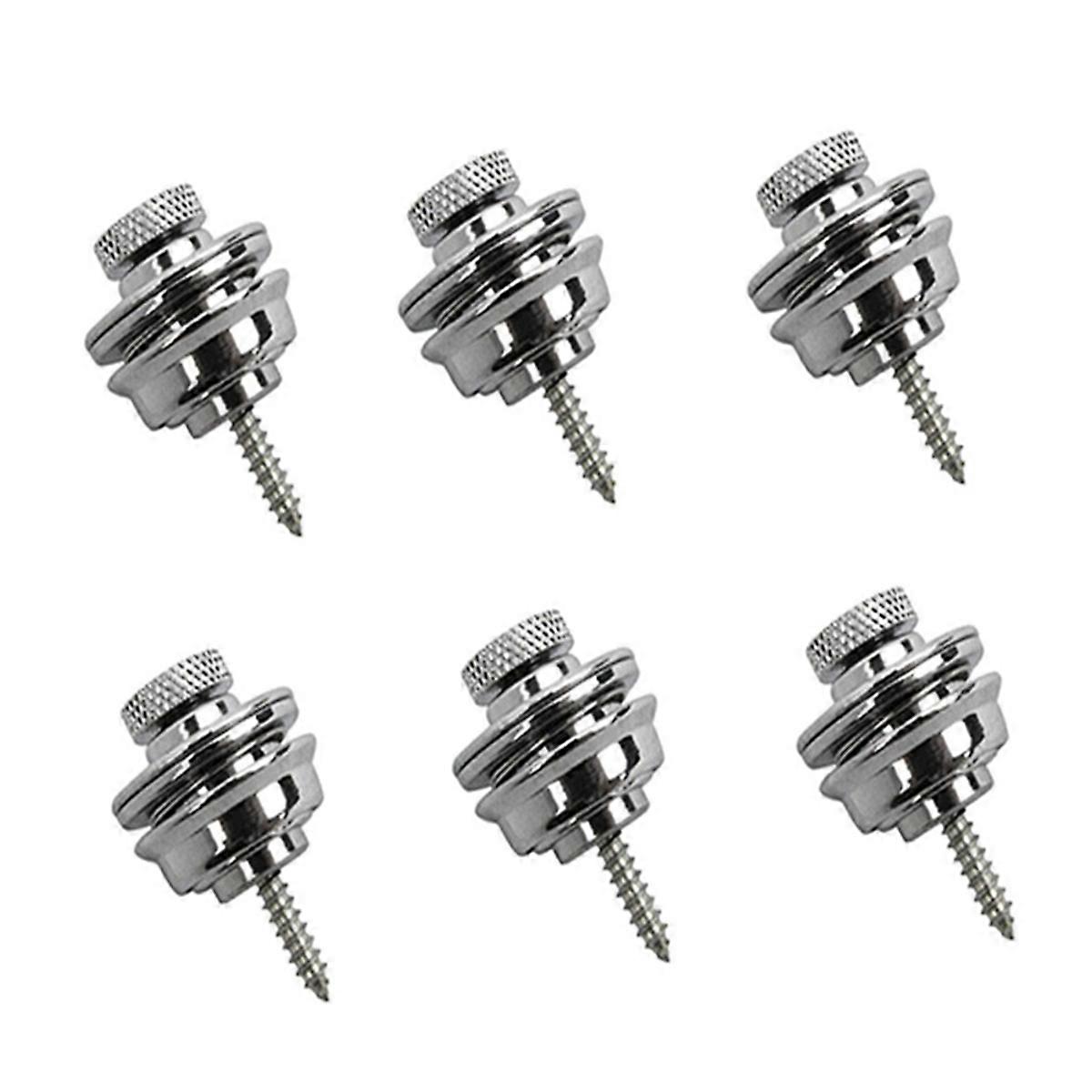 ネイルテールネイルエレキギターアクセサリー付き6本ギター、シルバー