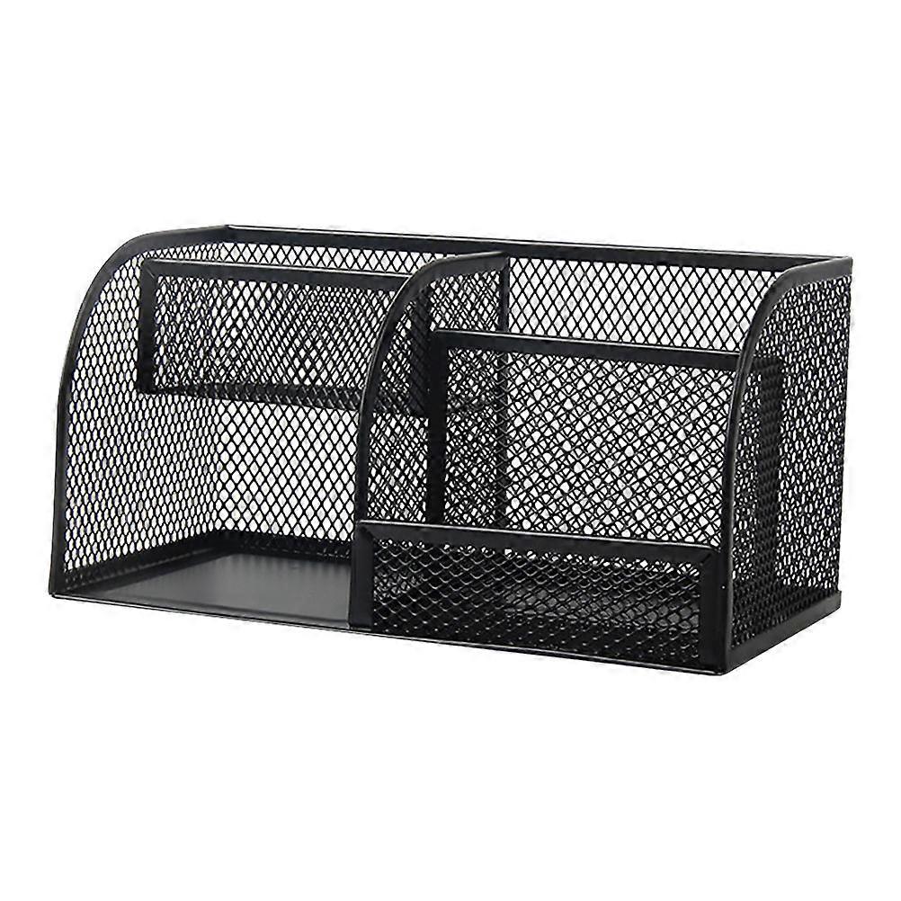 Office Organizer Multi-Function Pen Organizer Convenient Pen Organizer Black 20X10X10CM Iron 1Pack