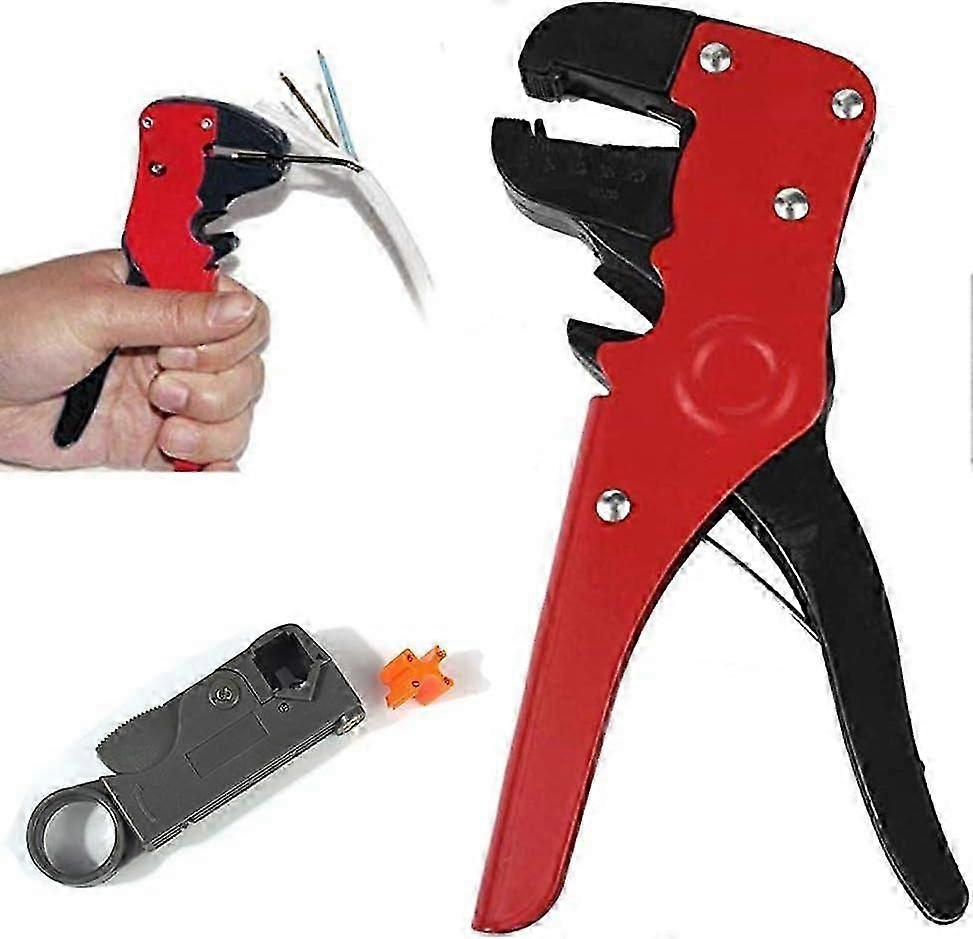 Precision Automatic Wire Stripper - Wire Cutter and Stripping Tool for Industrial and Home Electrical Repairs