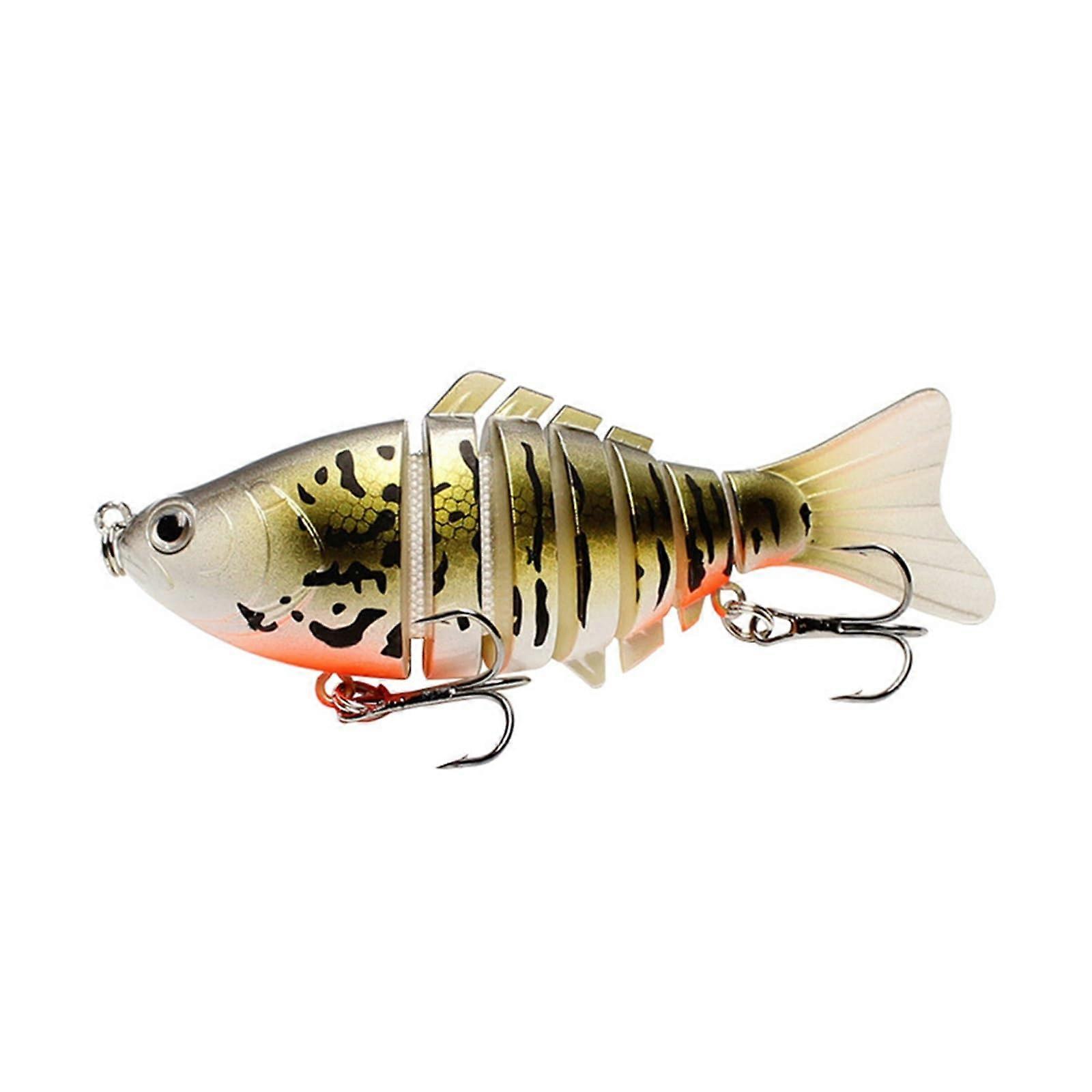 1 PIECE Wobbler fishing lure Multipart 10 cm 15.6 g Floating Hard lure Artificial minnow Trolling Bass Pike Carp Crankbait lure (Color : 3)