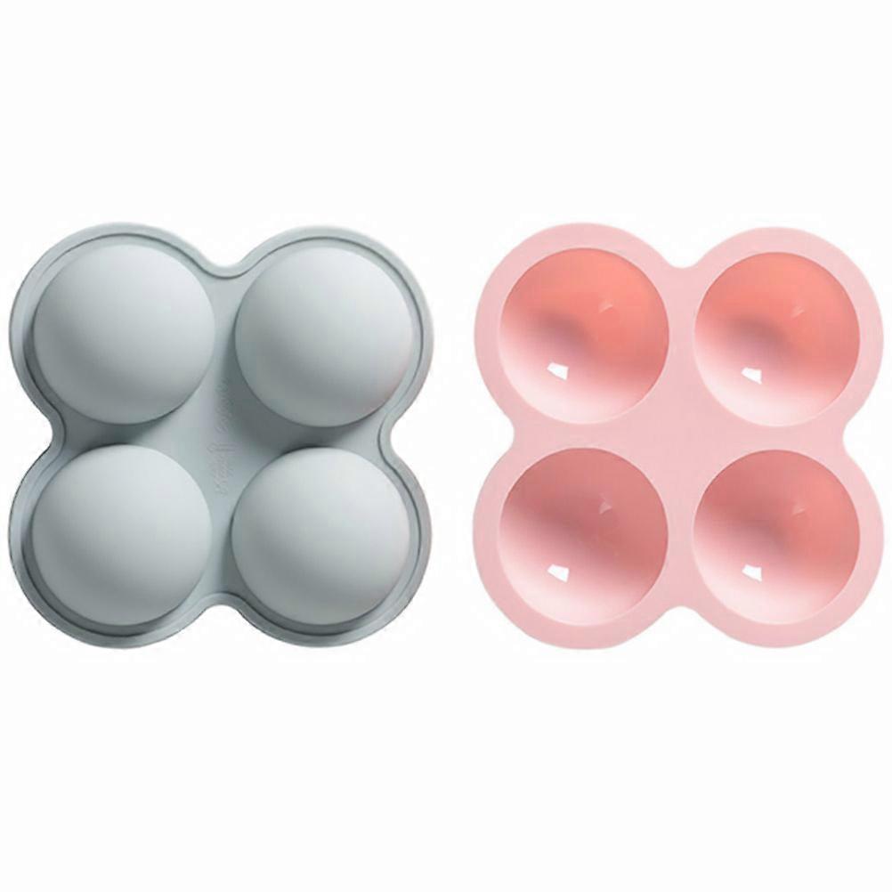 Dessert Moulds Chocolate Mold For Baking Diy Baking Tool Half Round Shape 2Pcs
