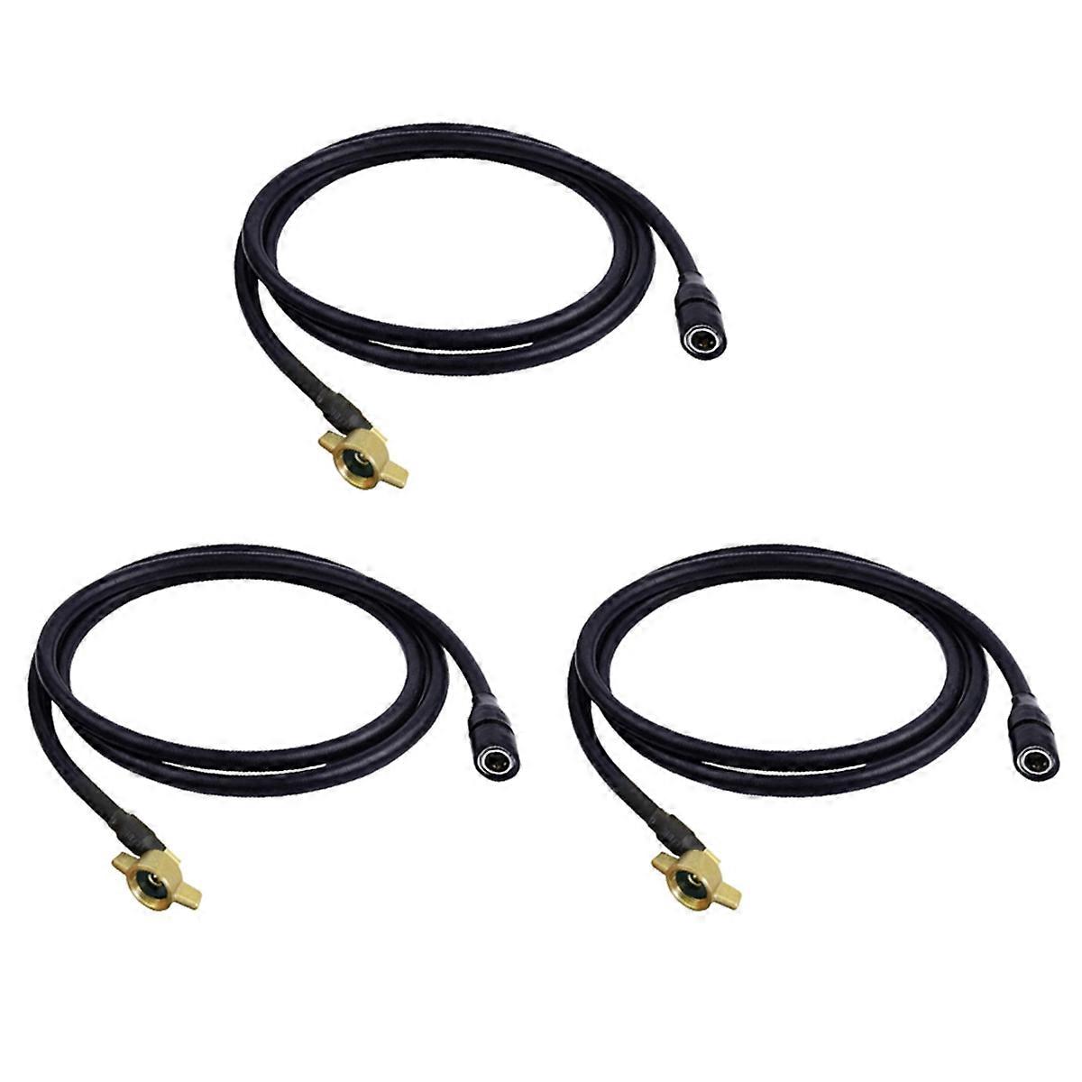 3pcs 60CM Truck Air Tank Air Intake Connector Connecting Pipe Truck Trailer Air Tank Truck Pneumatic