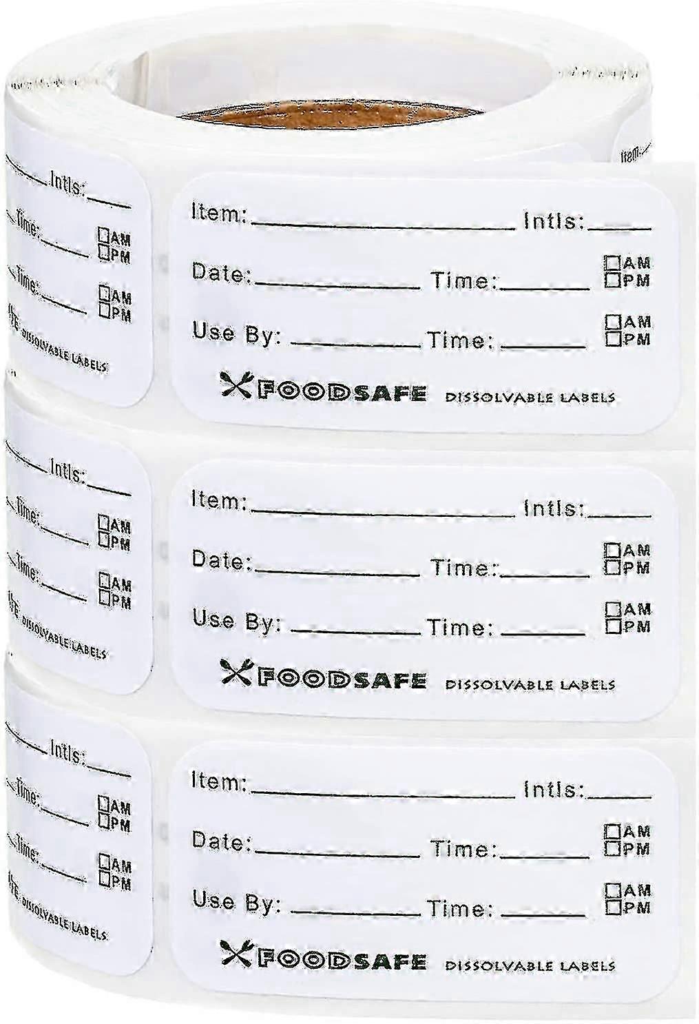 900 חתיכות מזון אחסון תוויות מזון נשלף מדבקת מקפיא אחסון מזון