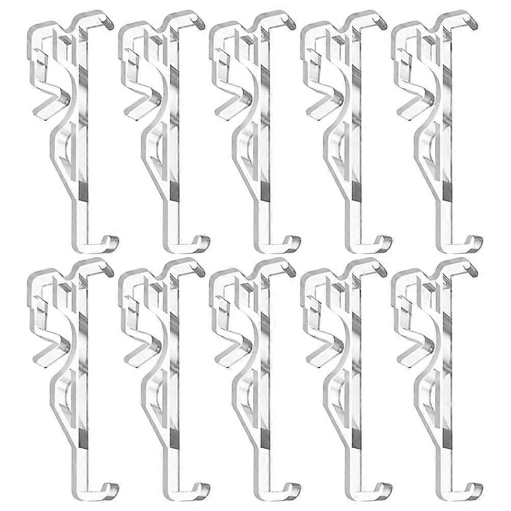 10pcs Replaceable Valance Clips Plastic Blind Clips Household Blind Clamps Blind Accessory