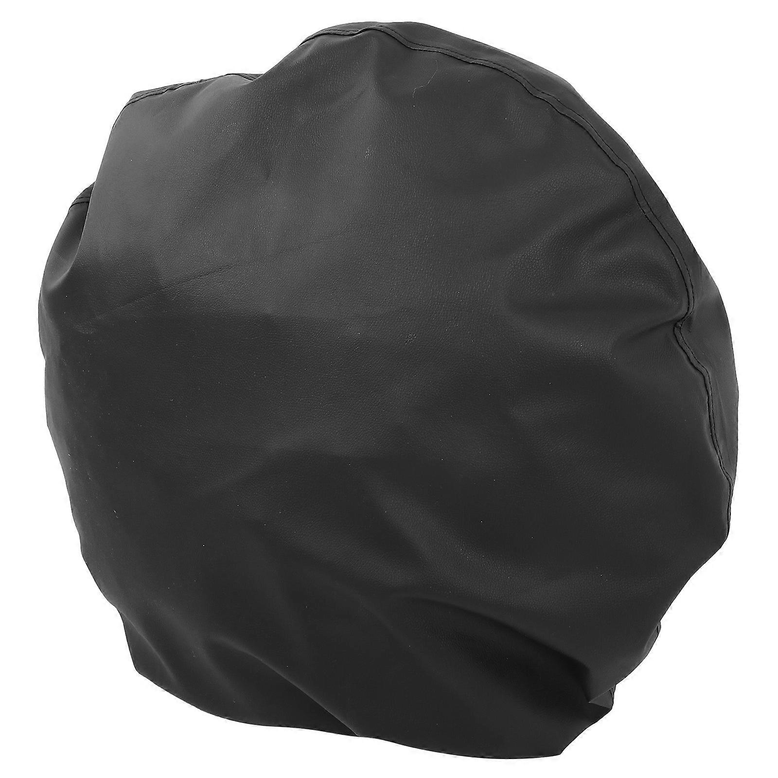 Durable Black SUV Spare Tire Cover – Dustproof Auto Tire Protector for RVs and Trailers