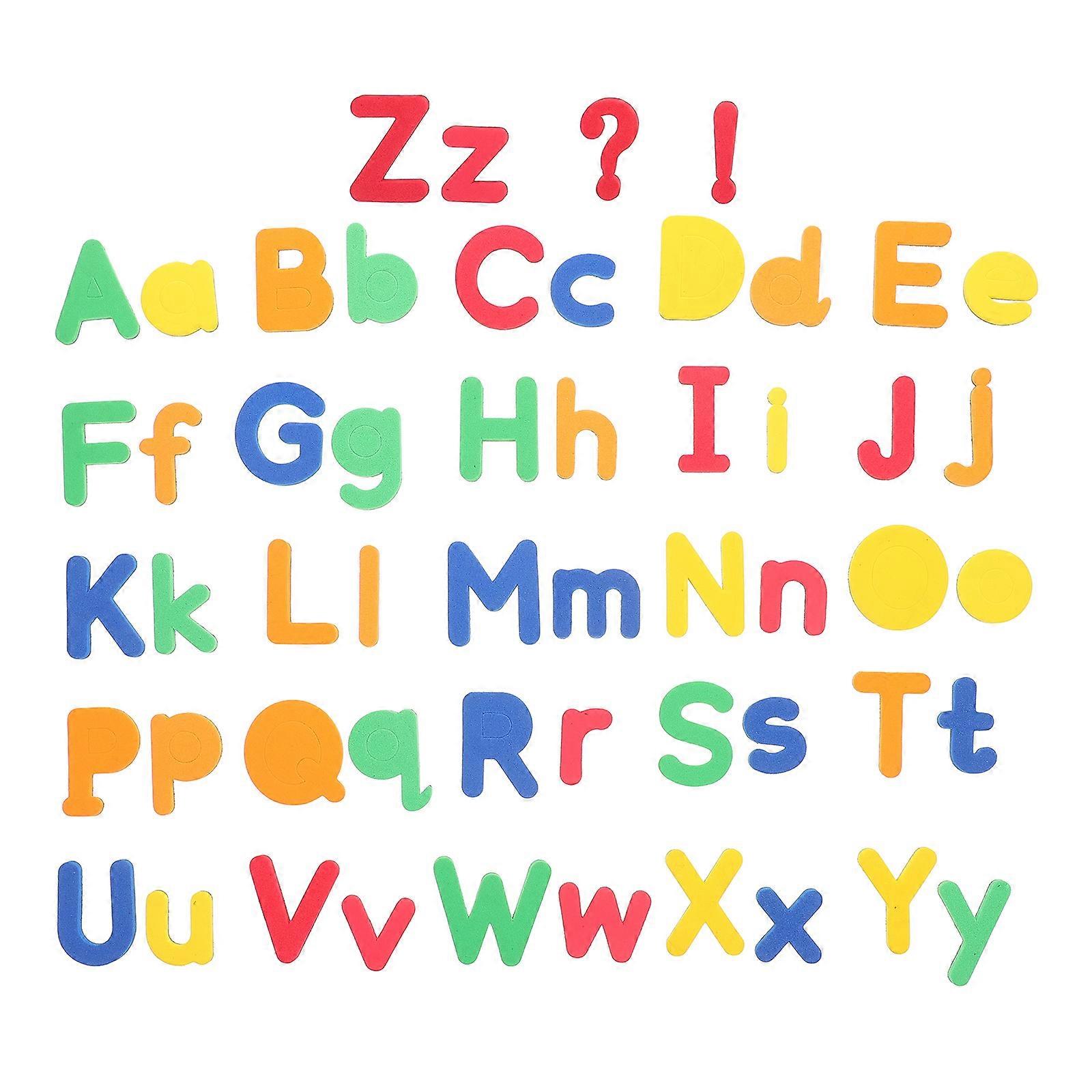 Novelty Magnets Colorful Alphabet Magnets Fridge Decorative Assorted Color 2 Sets