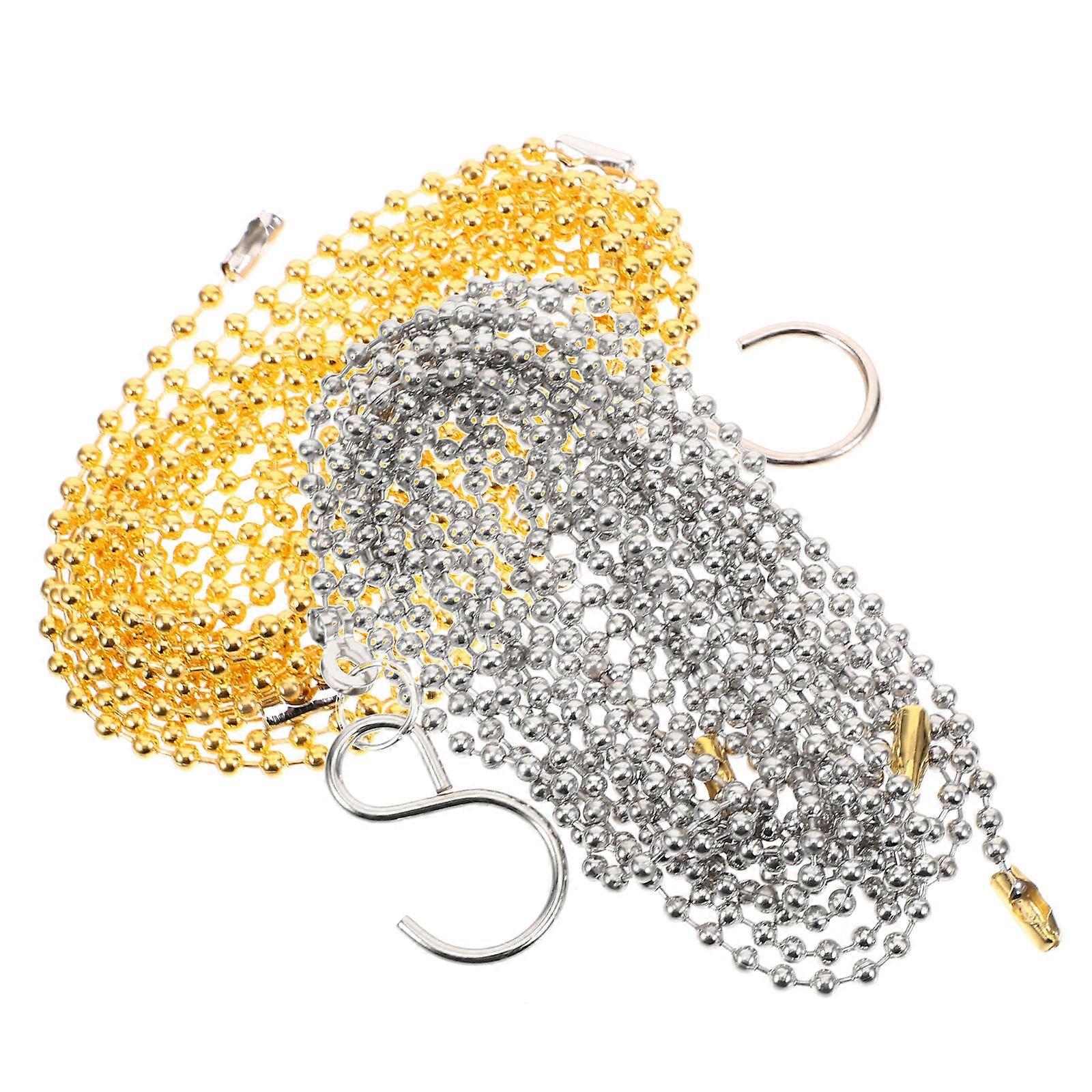 Volleyball Net Height Measurement Chain Volleyball Referee Equipment Portable Durable Silver 2Set