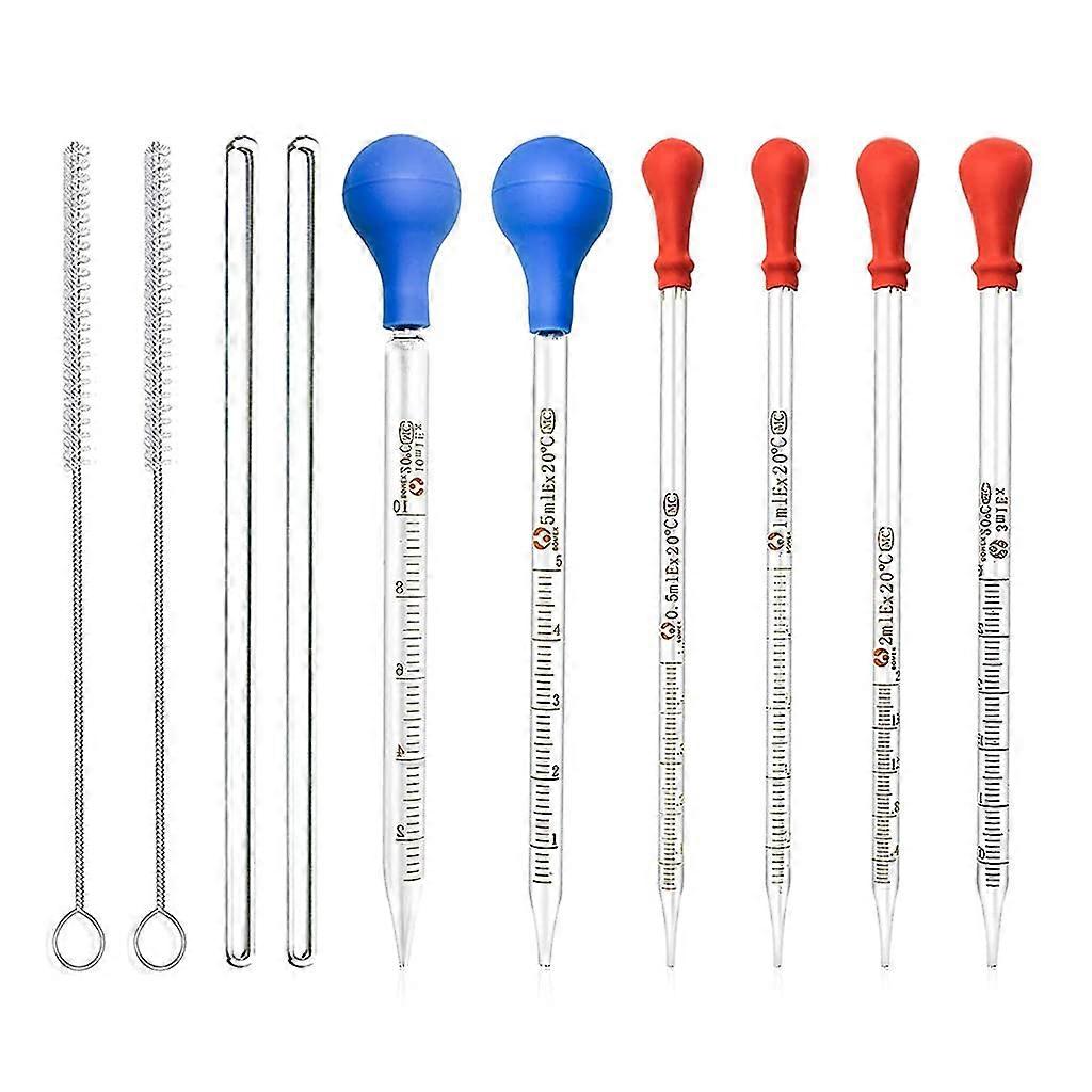 Glass pipettes Graduated cylinder set Glass graduated pipette Glass graduated cylinder for W/Glass rod