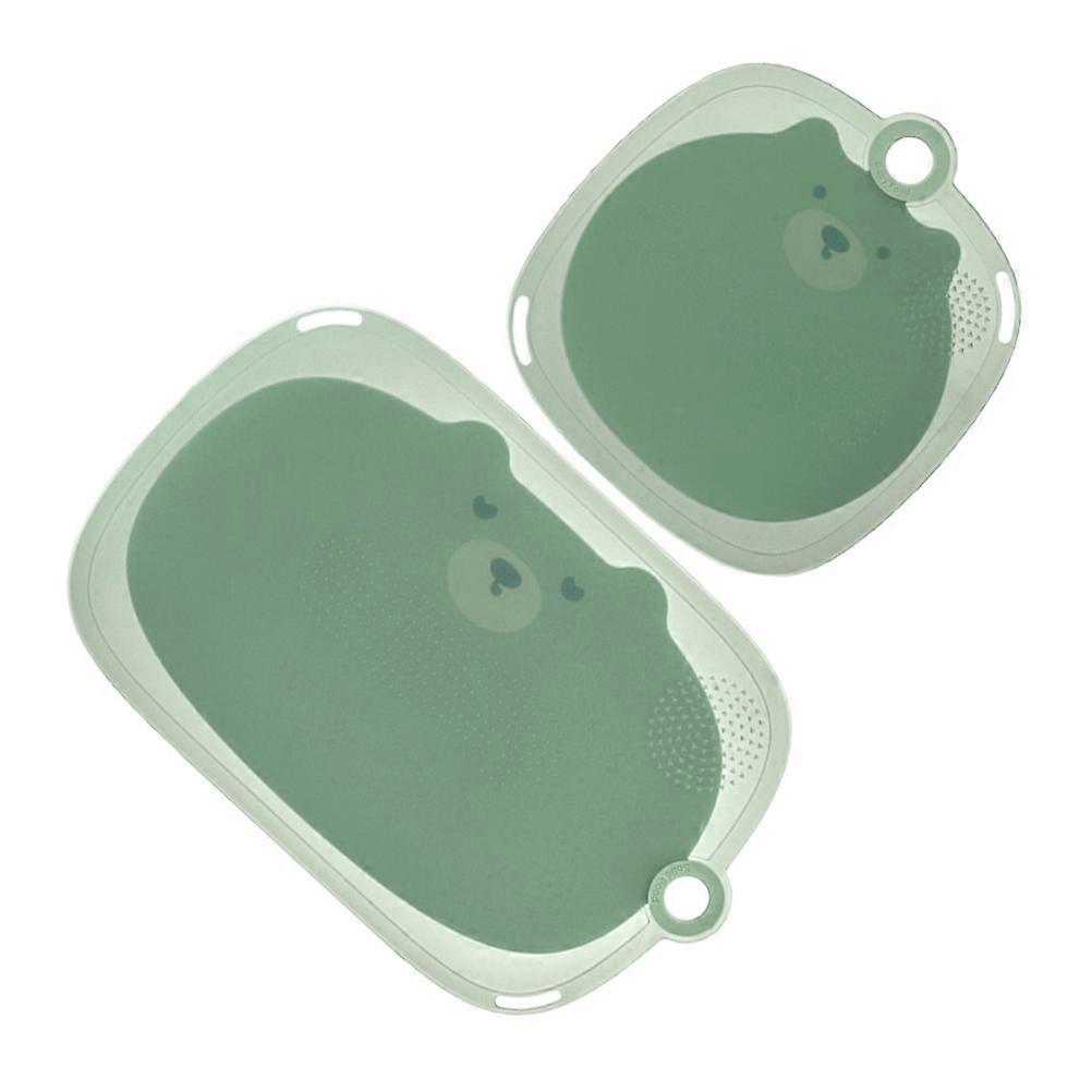 Fruit Boards Chopping Board Stable Cutting For Kitchen Use Material 2Pcs