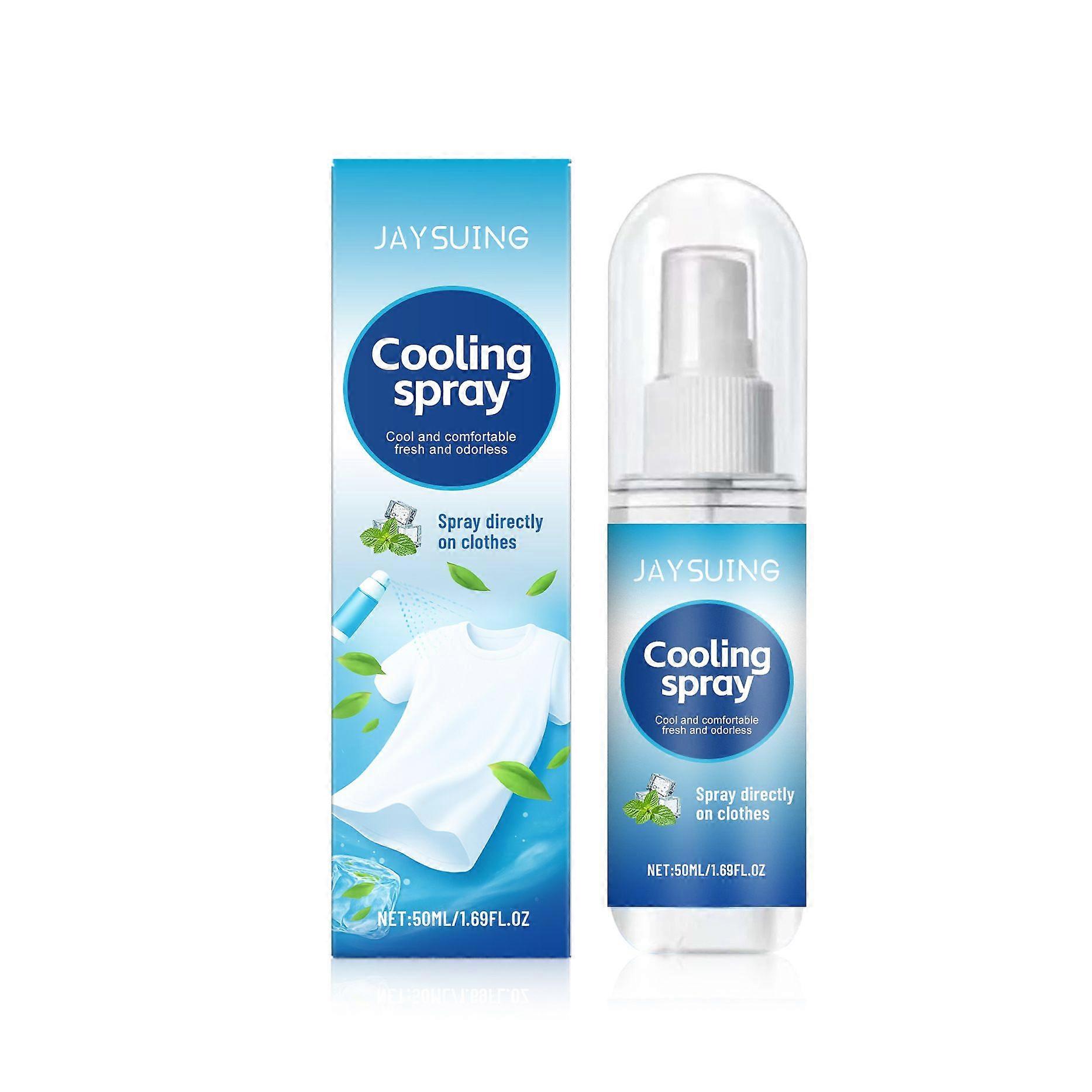 Cooling Spray Summer for Hot Weather, Mint Cool Spray, Ice Spray Sport Cold Spray, Moisturising Cooling Mist, Cooling Spray for Face and Body, Long La