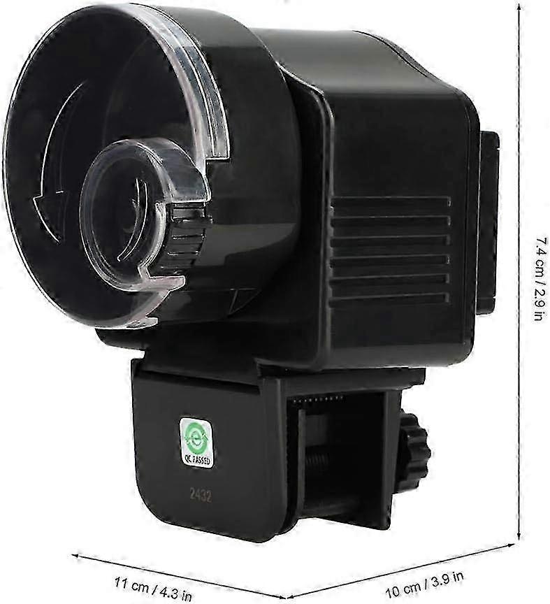 Compact Automatic Fish Food Dispenser Aquarium Feeding Tool