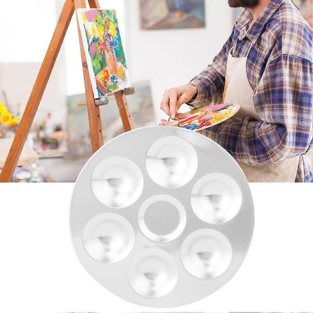 2025 Latest Model Aluminum Mixing Color Paint Drawing Tray Artist Watercolor