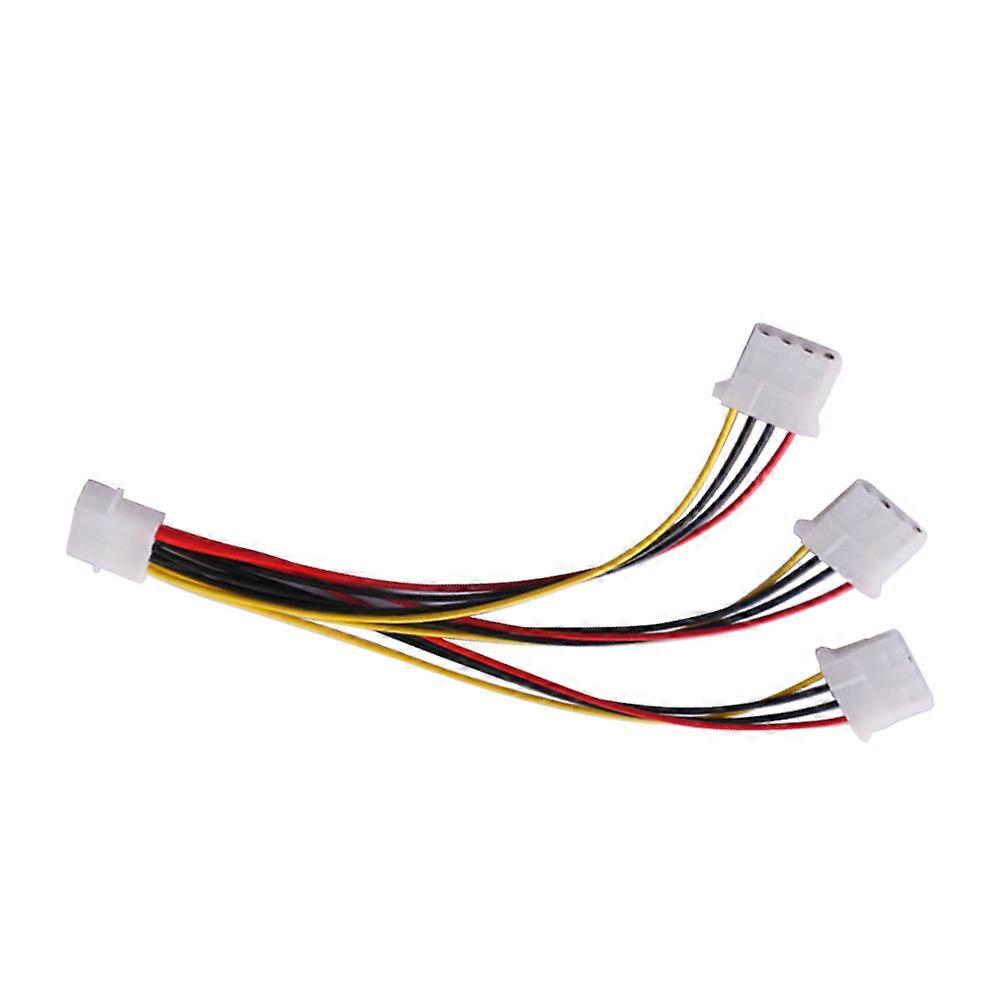 Power Extension Cable Extention Cables for Fan 22x2x1cm Plastic Material Parallel Connection Pc Case Accessories 1Pack