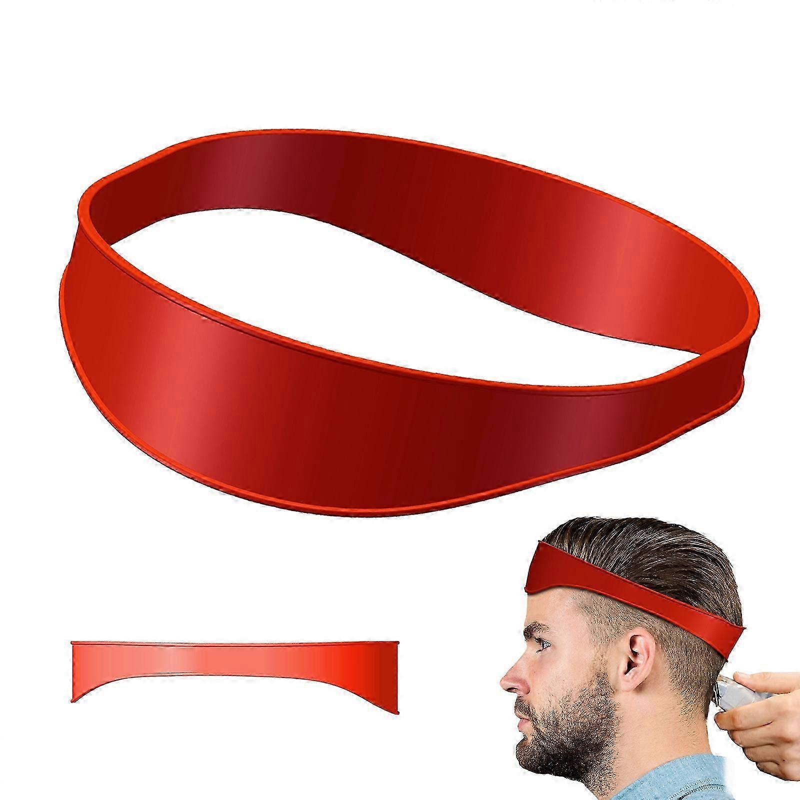 DIY المنزل سيليكون الشعر قص الفرقة العنق قالب الحلاقة ودليل تشذيب الشعر