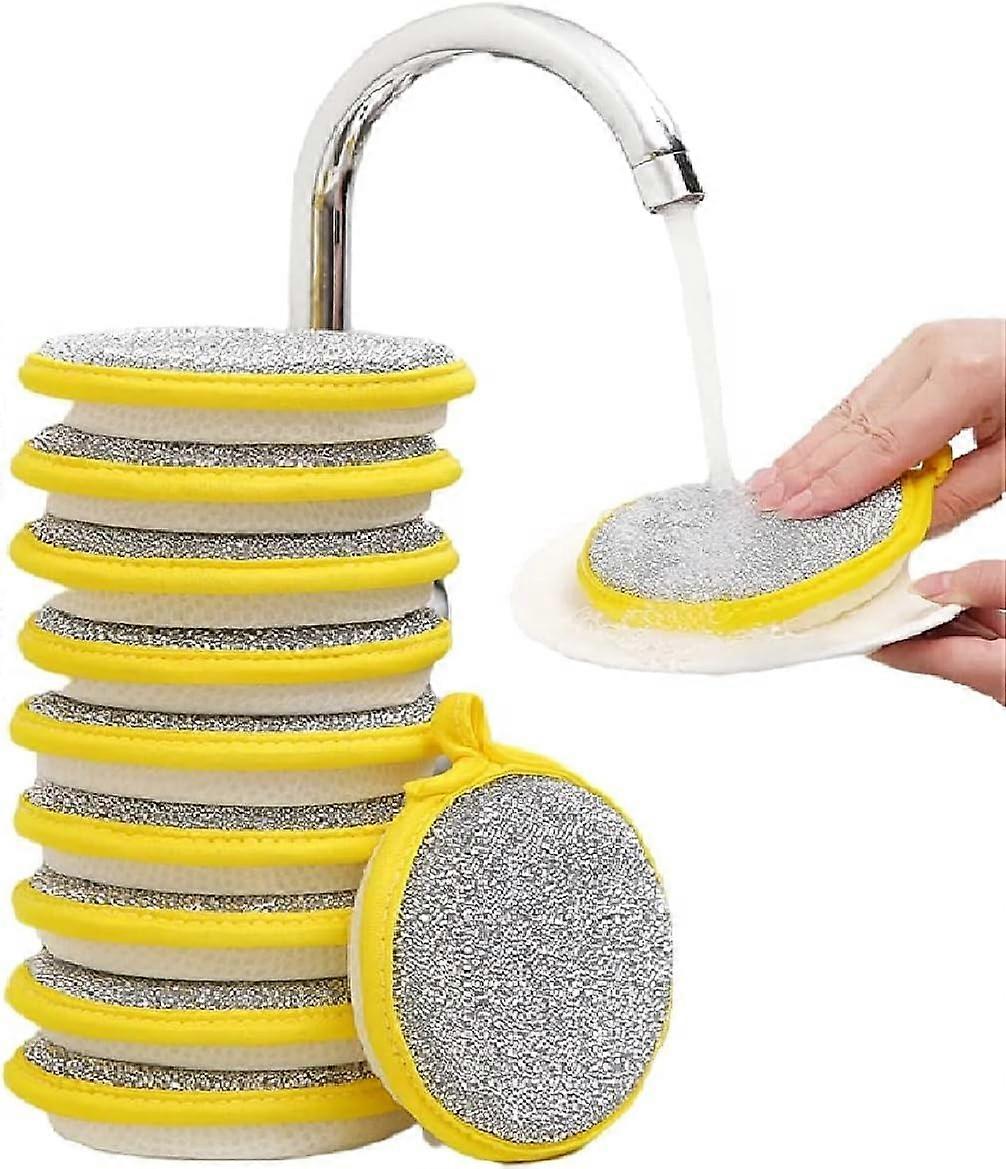 Dishwashing Sponge, Double Sided Kitchen Cleaning pad 5pcs
