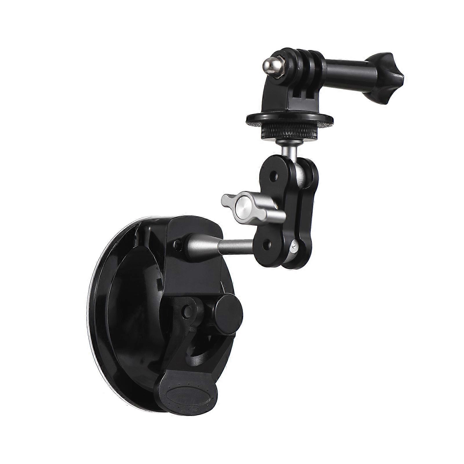Powerful Suction Cup Mount Bracket Camera Car Mount Dual Ball Heads 360° Rotatable 450g Load Capacity Replacement for GoPro Hero 11/10/9/8, Osmo Ac