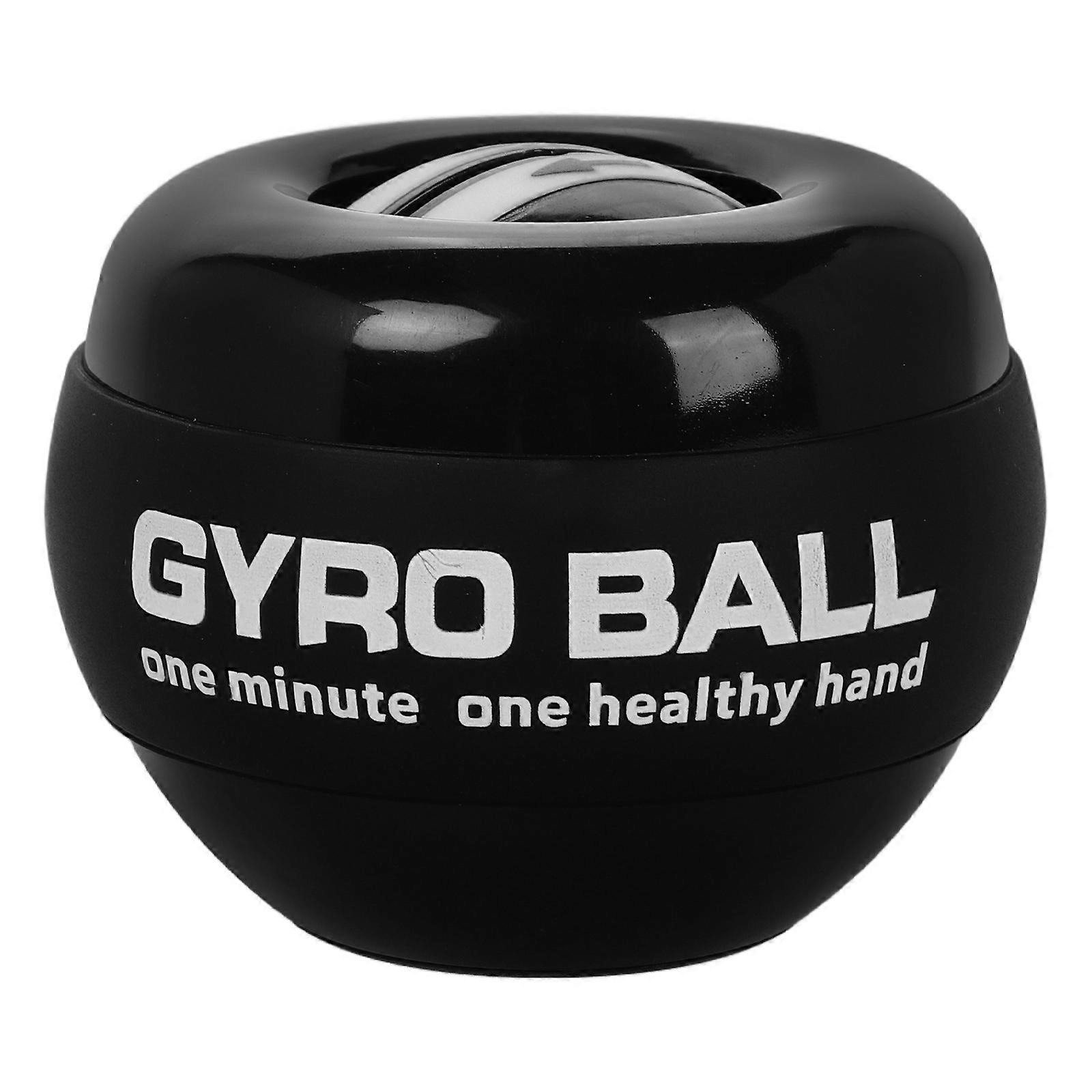 The **Self Starting Gyro Ball Grip Exerciser** is a compact and effective tool designed to improve hand, wrist, and forearm strength. It uses