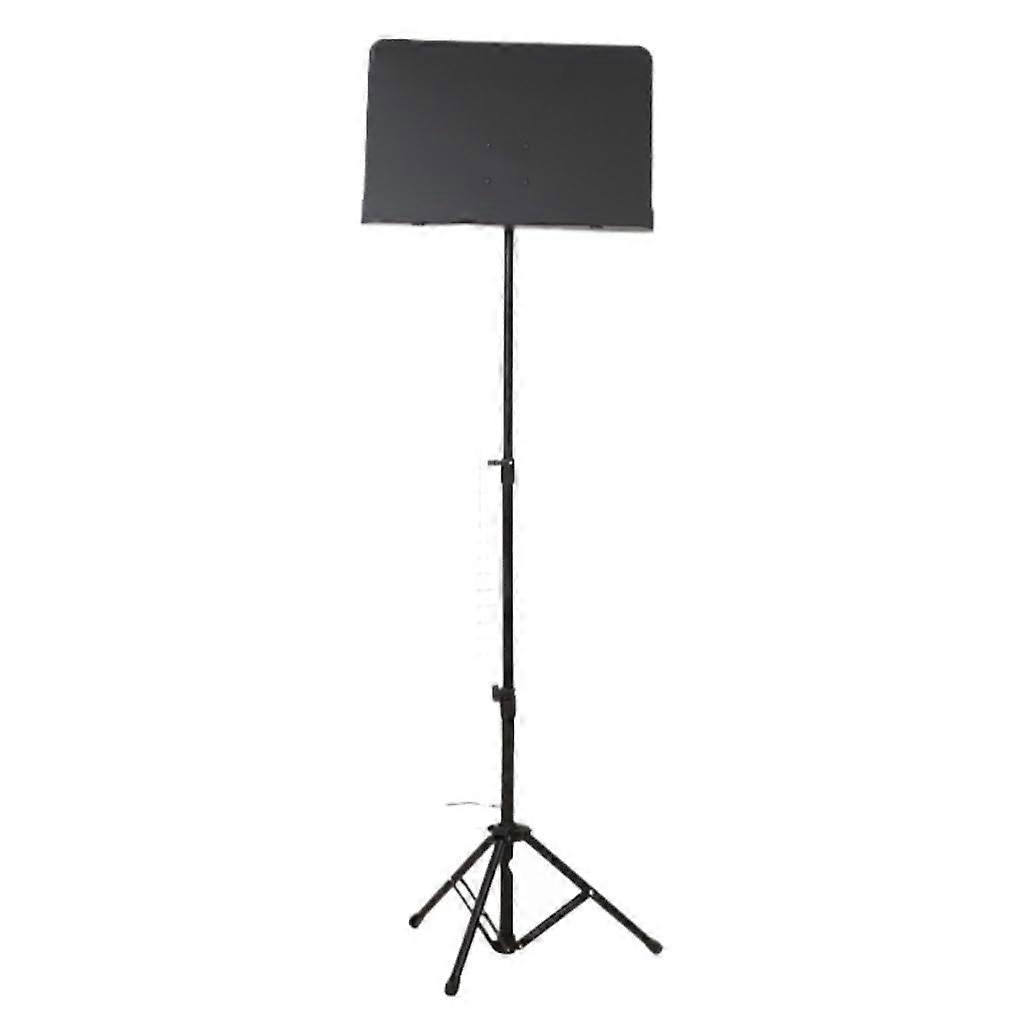 Portable Music Stand for Guitar and Violin, Adjustable, Foldable, Lightweight, Black, Professional Design