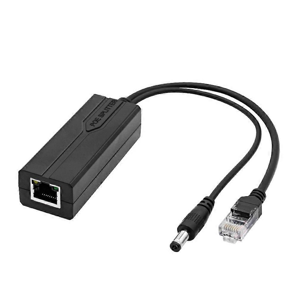 48V to 5V POE Splitter Adapter Active Adaptive Separator Isolated Injector DC 5.5x2.1mm Port for 100M Camera