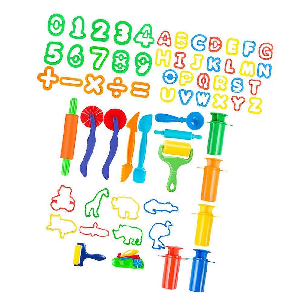 Educational Playthings Plasticine Mold Toys Parent-Child Interaction for Kids Assorted Color 1Set