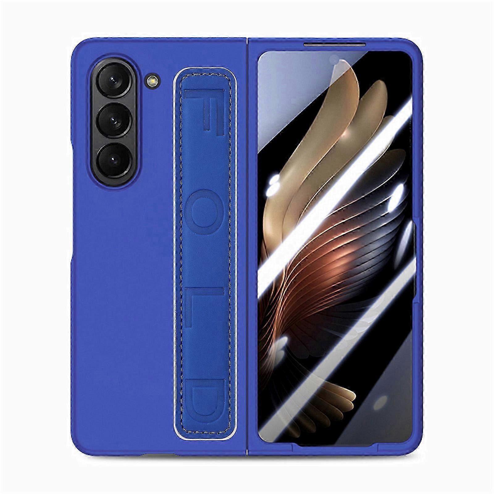 Hand Strap Case for Samsung Galaxy Z Fold 6, Ultra Slim & Thin Shockproof Hard PC Protective Case for Galaxy Z Fold 6 Strap Case