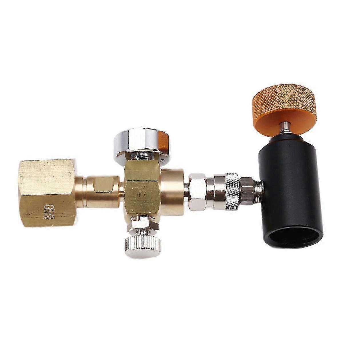 Carbon Dioxide Gas Cylinder Inflatable Connector Co2 Gas Charging Valve Bottle Inflatable Connector