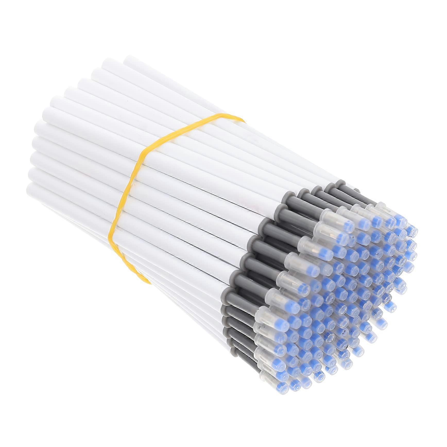 100 Pieces Gel Pen Refills for Creative Use, High-Quality Ink Cartridges, Durable and Practical for Office and School Use