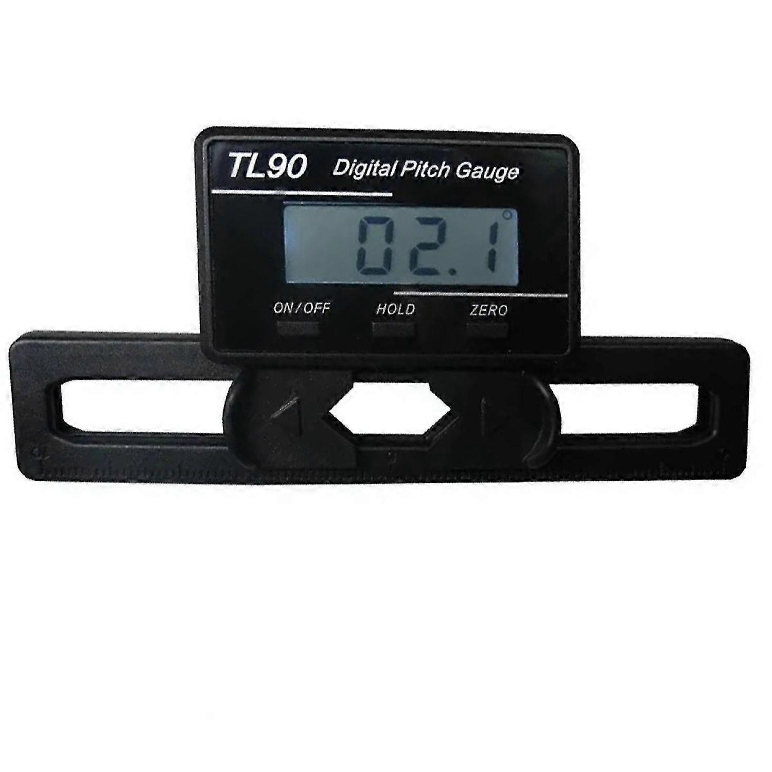 TL90 LCD Digital Pitch Gauge Propellerblätter Winkelmesswerkzeug Hintergrundbeleuchtung Gyro Sensor ST250-800 Größe Hubschrauber -HK714