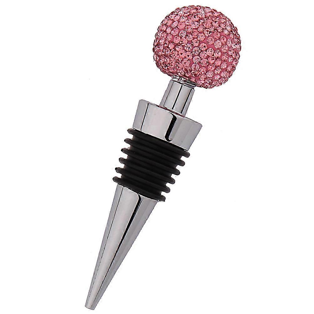 Pink Zinc Alloy with Rhinestone for Bottles Parties and Events 2.5 Inch