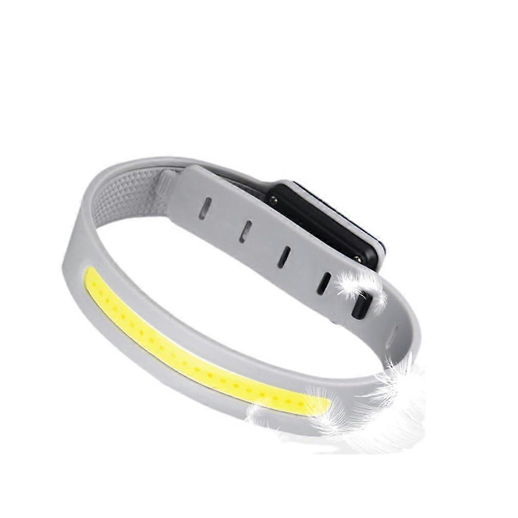 Outdoor Running Armband Light, Rechargeable LightUp Band, Adjustable, White/Red Light, For Jogging Cycling (1PC)