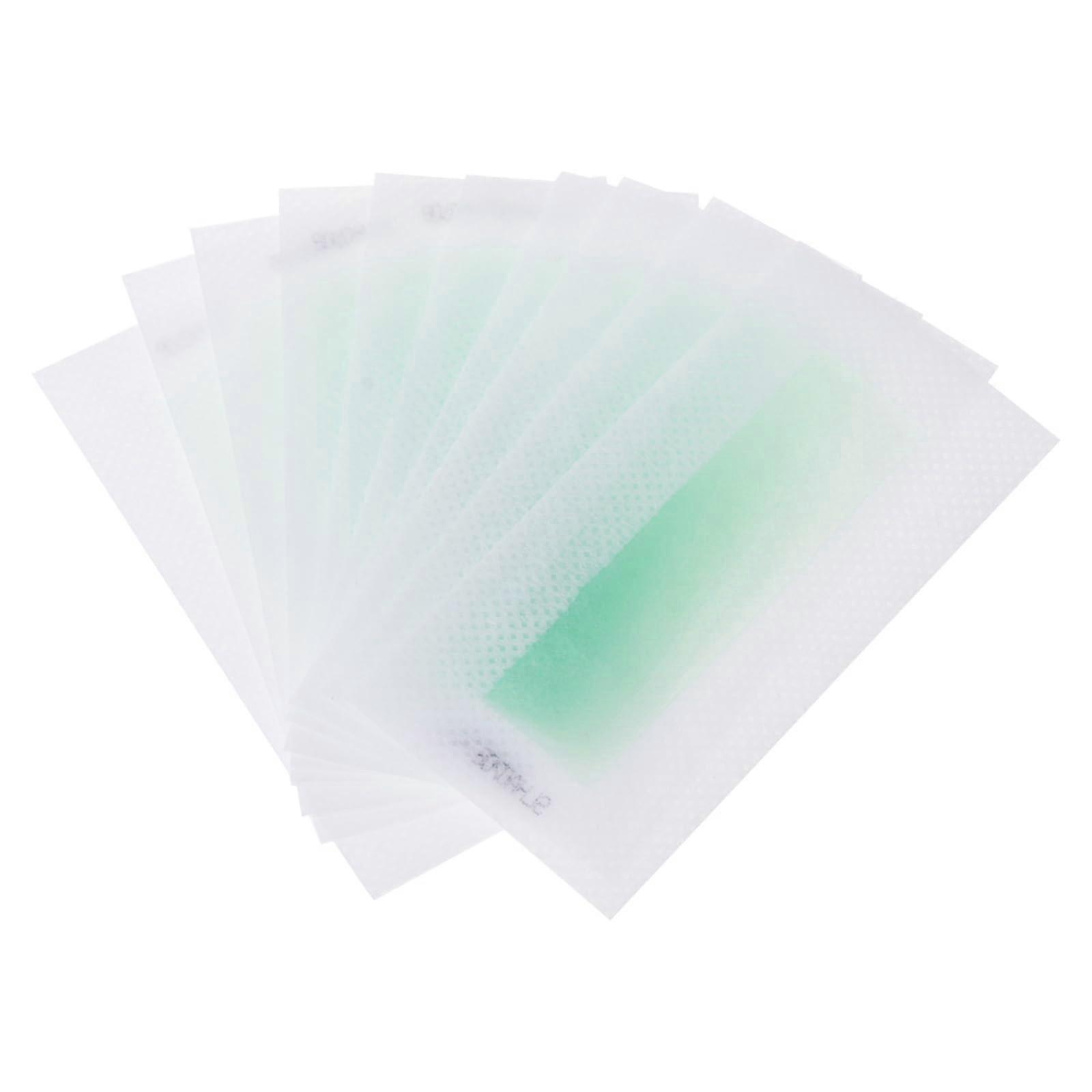 10 x Cold Wax Strips for Depilator, NonWoven Fabric Face Pads